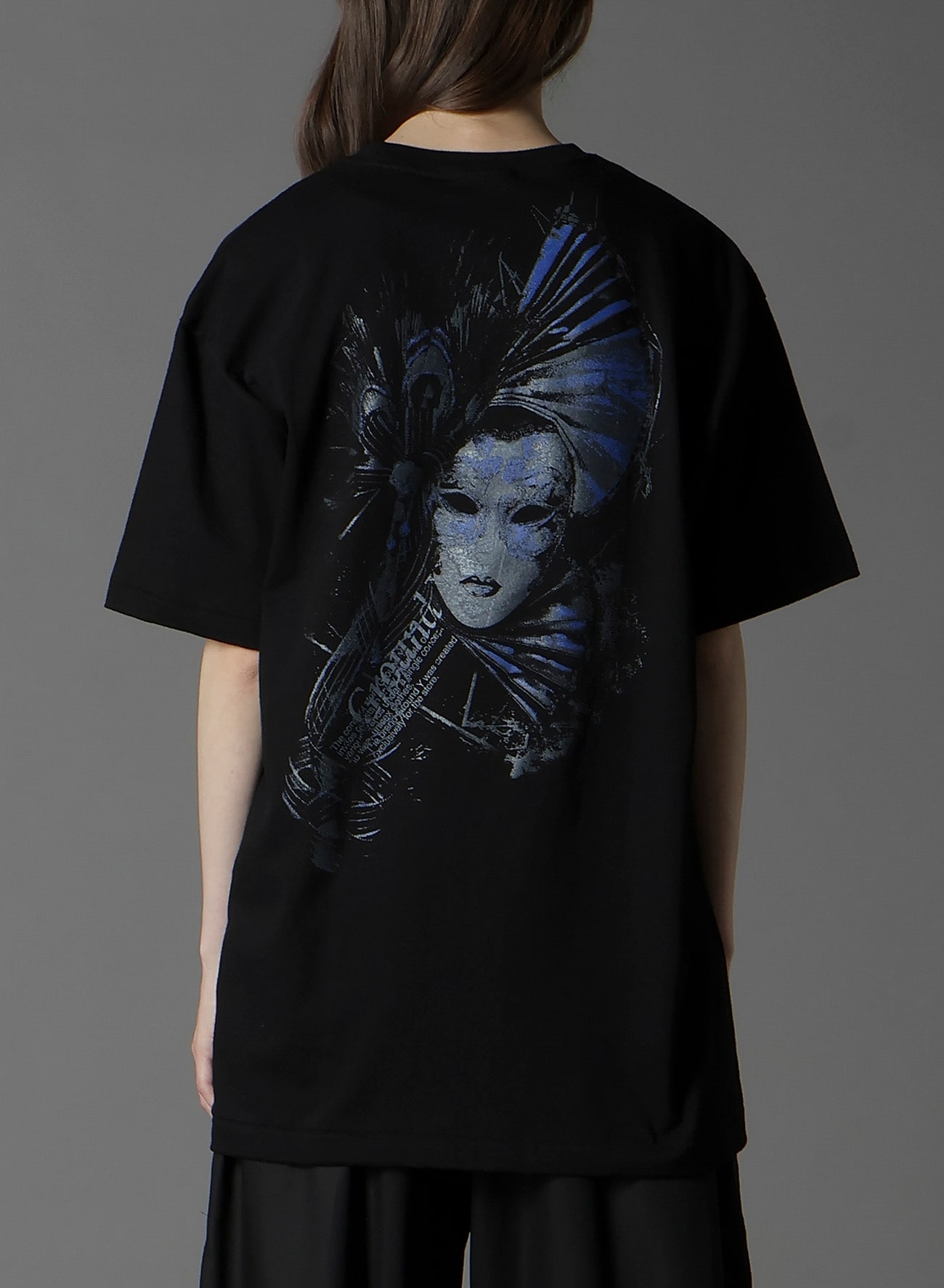 20/COTTON JERSEY MASK BLUE