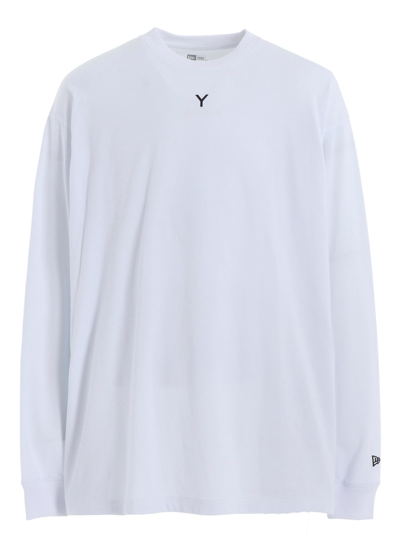 Ground Y×NEW ERA GROUND Y LOGO L/S OVERSIZED PERFOMANCE TEE