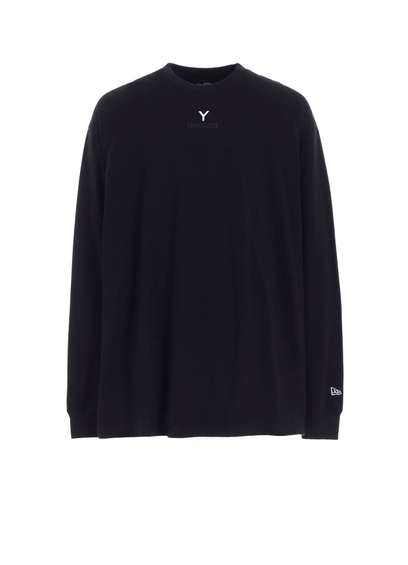 Ground Y 長袖Tシャツ 長袖カットソー ブラック 4 ロゴプリント Ground Y 長袖Tシャツ 長袖カットソー ブラック 4 ロゴプリント