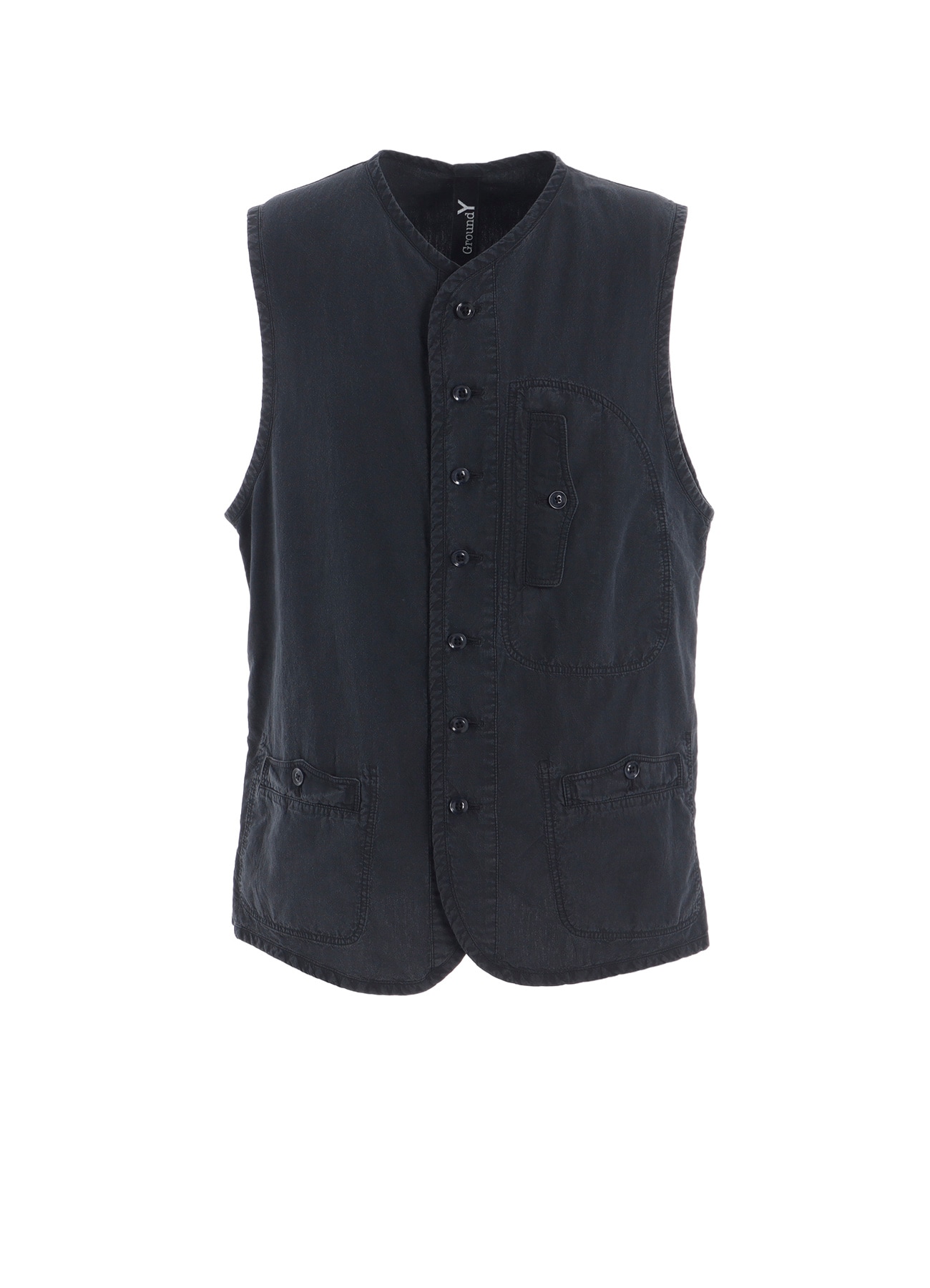 C/NY SULFUR DYEING STONE WASH BIO PIPING VEST