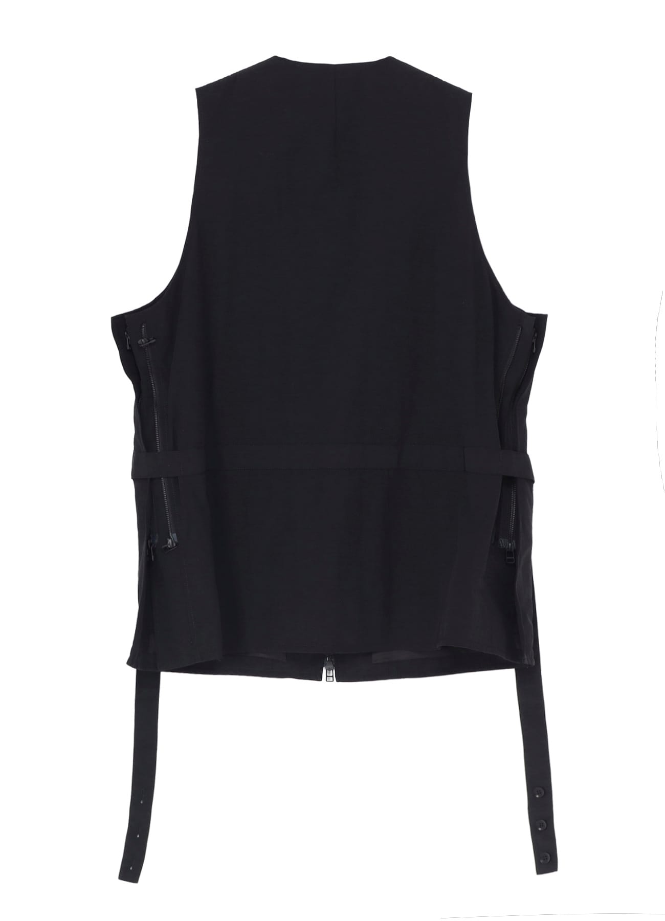 NYLON WEATHER SIDE ZIP MILITARY VEST