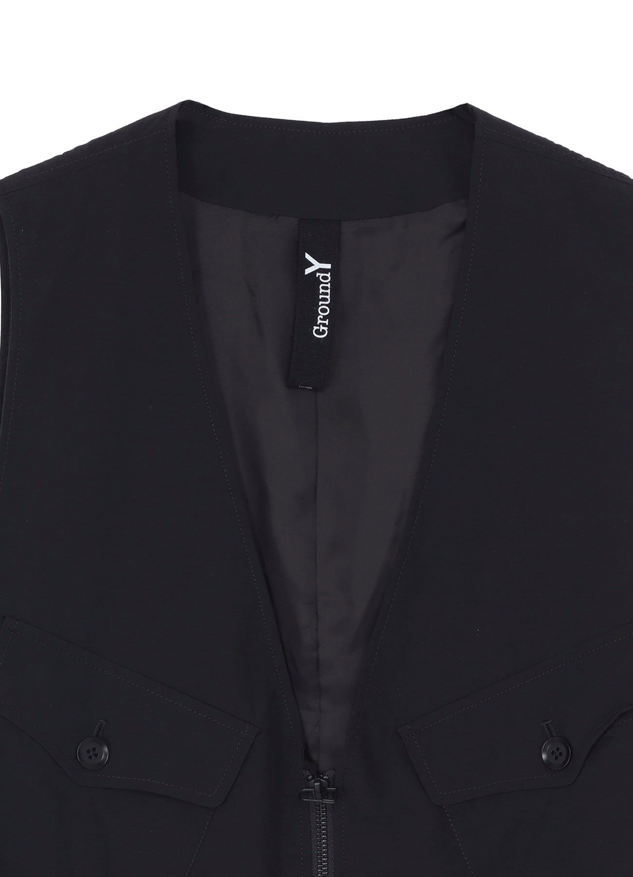 NYLON WEATHER SIDE ZIP MILITARY VEST