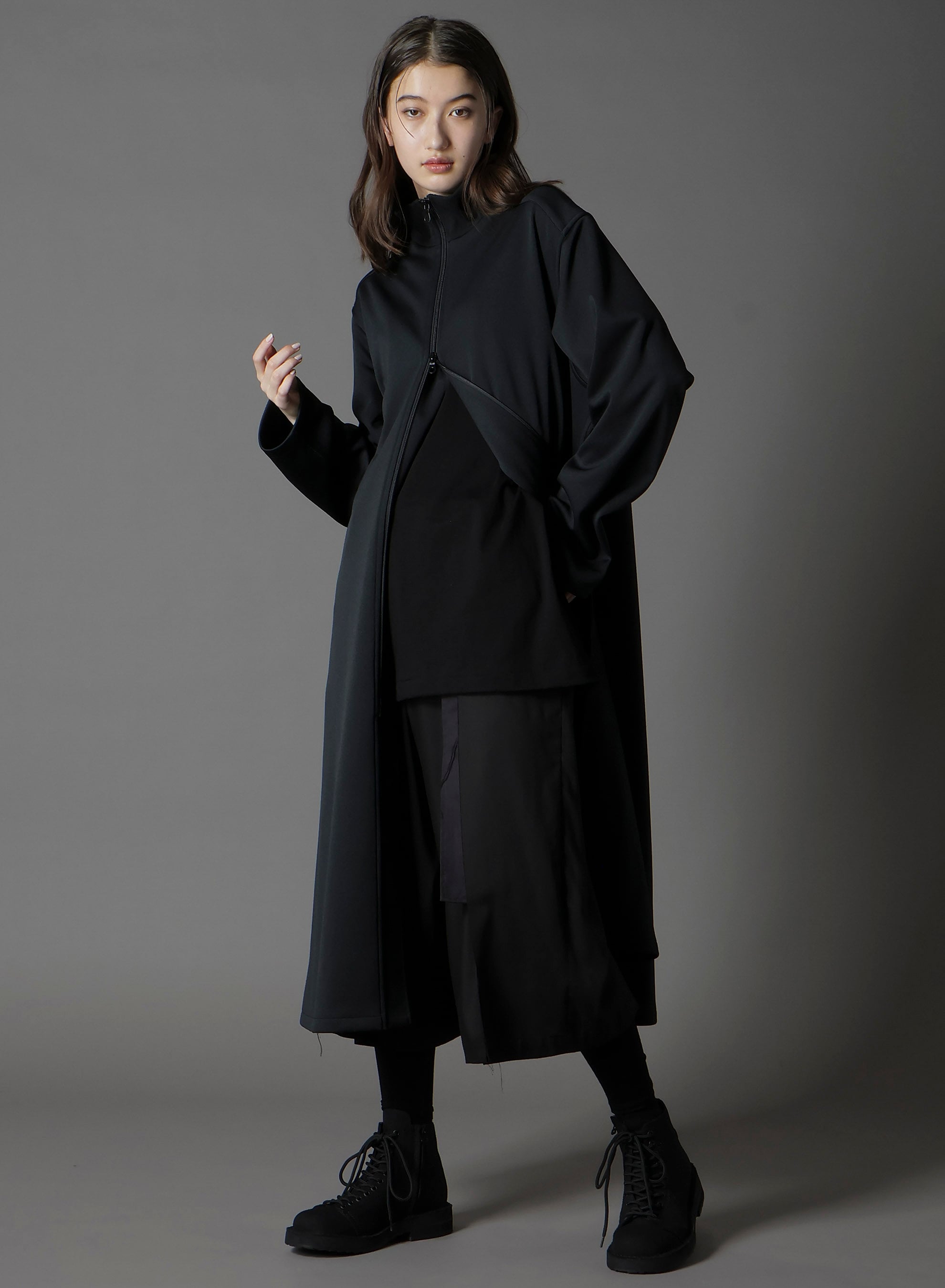 POLYESTER SMOOTH LONG SHIRT