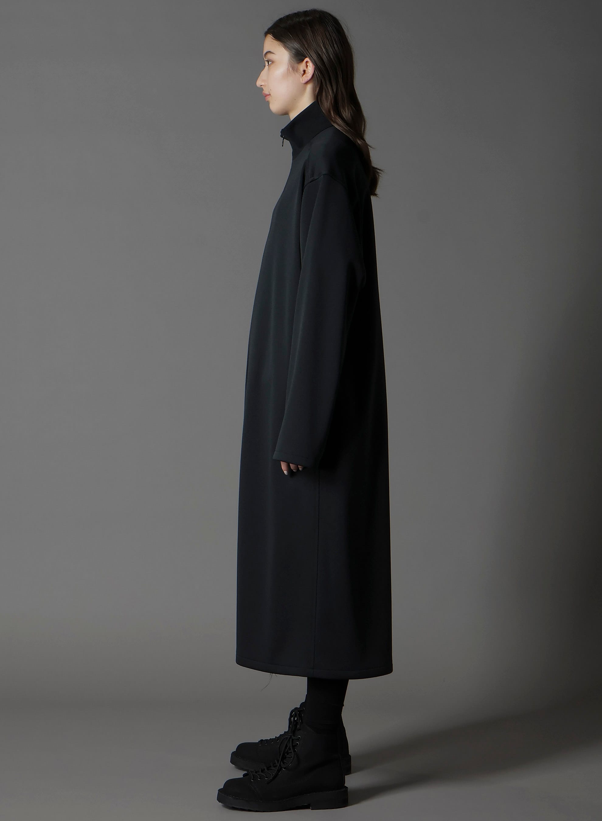 POLYESTER SMOOTH LONG SHIRT