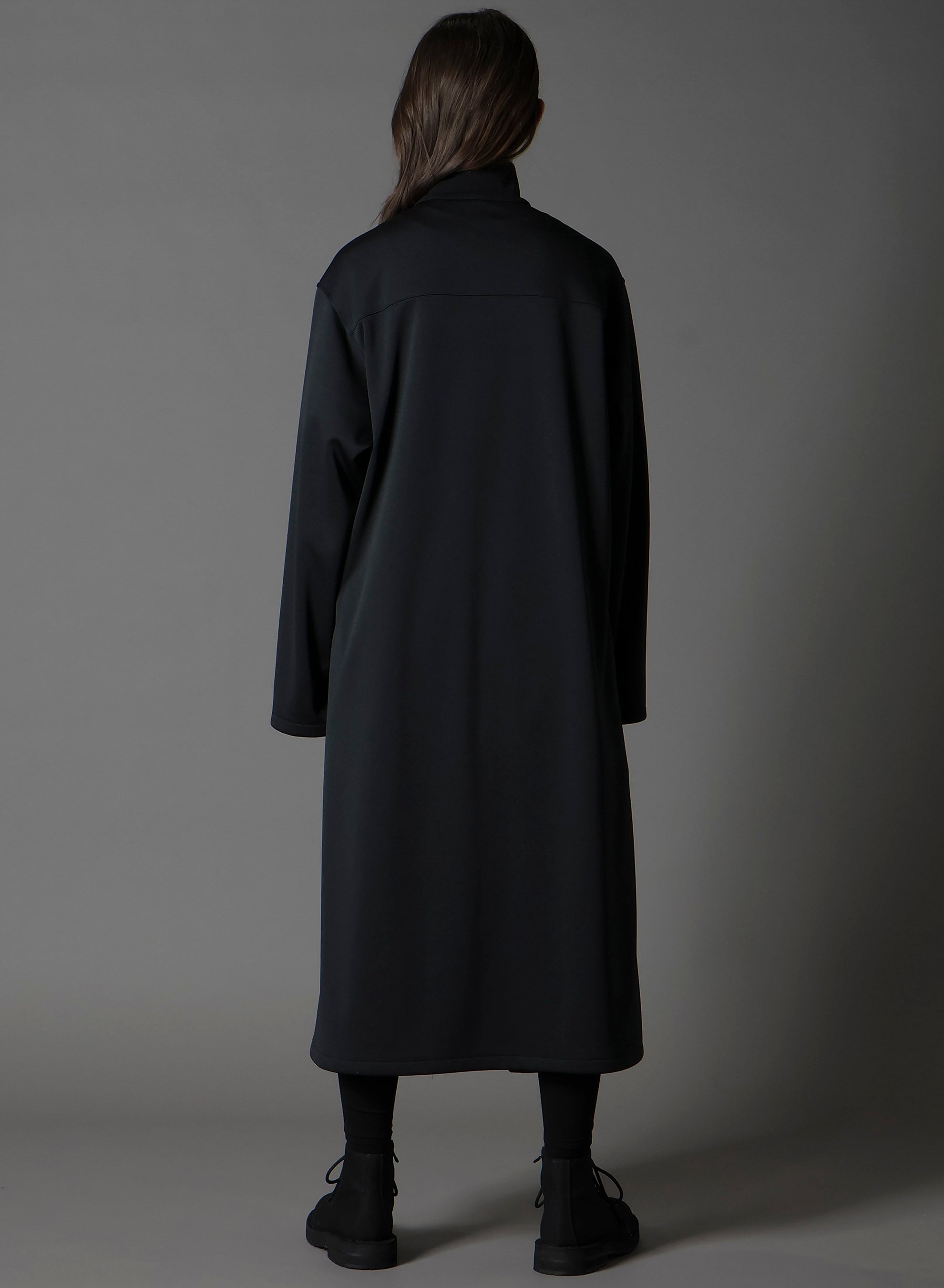 POLYESTER SMOOTH LONG SHIRT