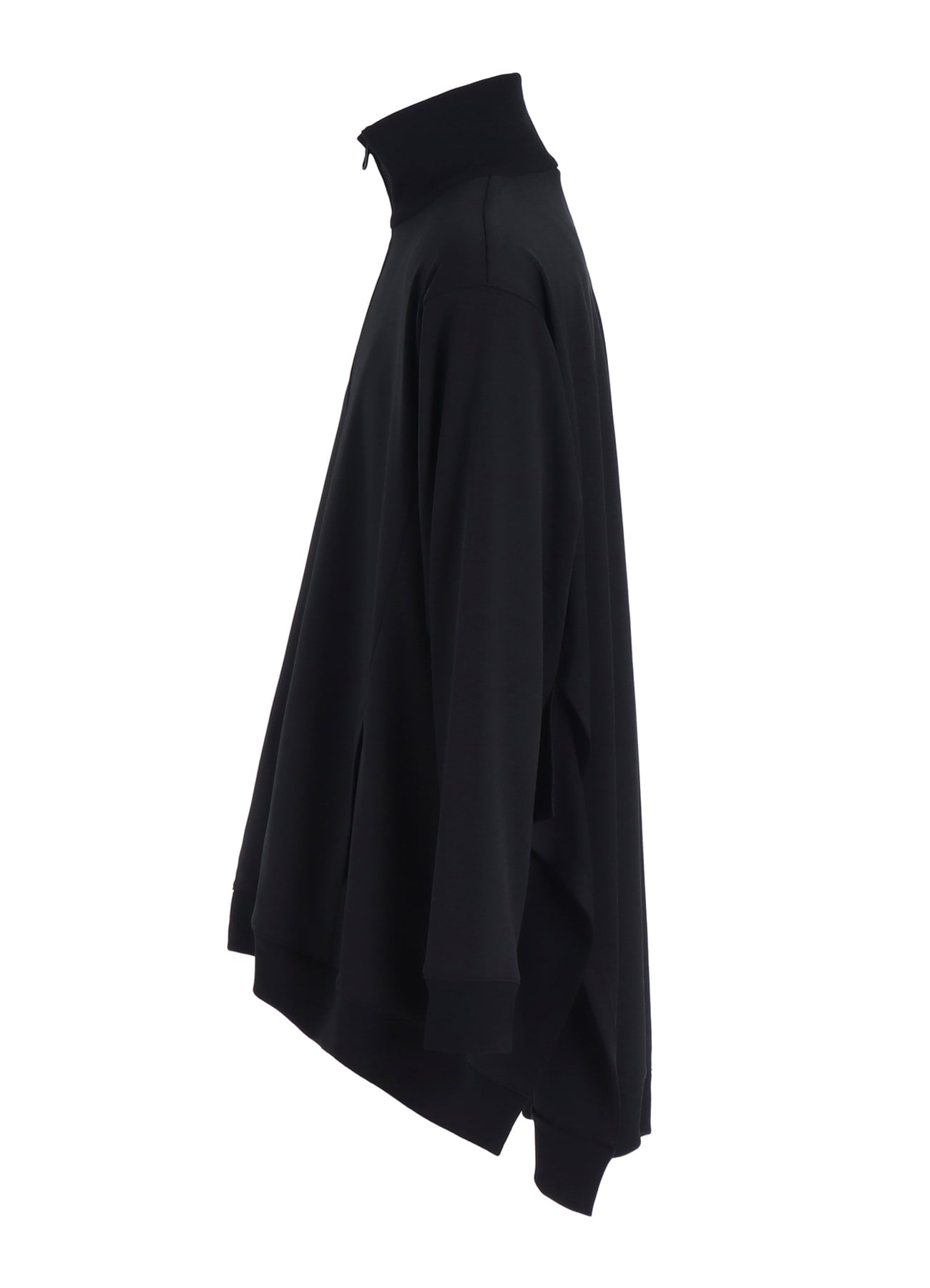 POLYESTER SMOOTH SIDE SLIT TRACK JACKET