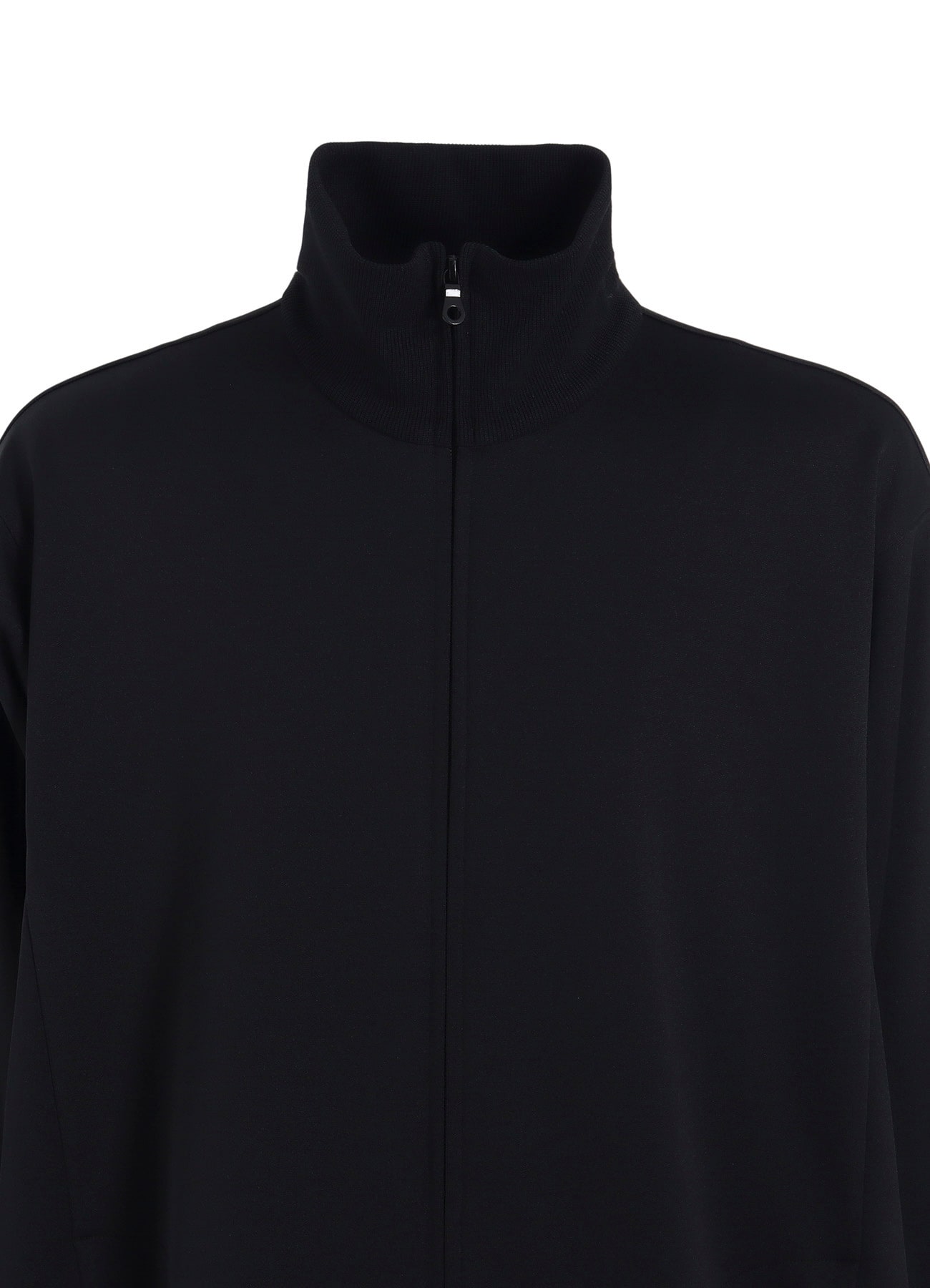POLYESTER SMOOTH SIDE SLIT TRACK JACKET