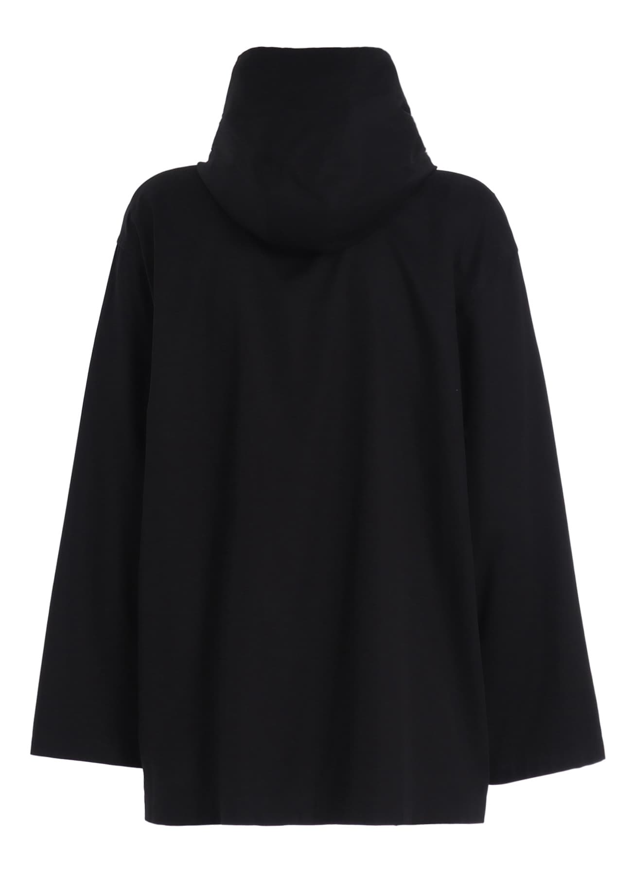 COTTON GABARDINE DOUBLE HOODIE