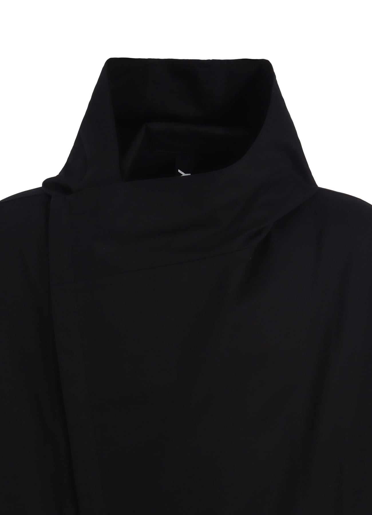 COTTON GABARDINE DOUBLE HOODIE