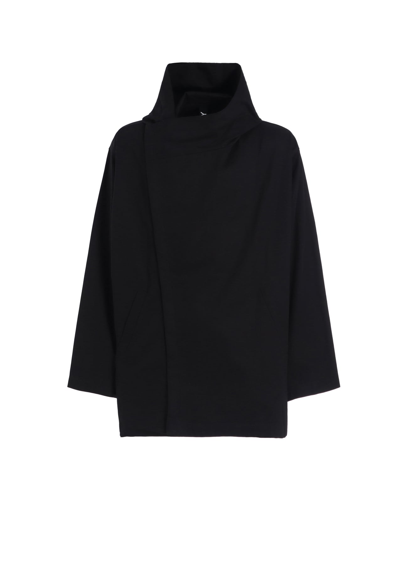 COTTON GABARDINE DOUBLE HOODIE