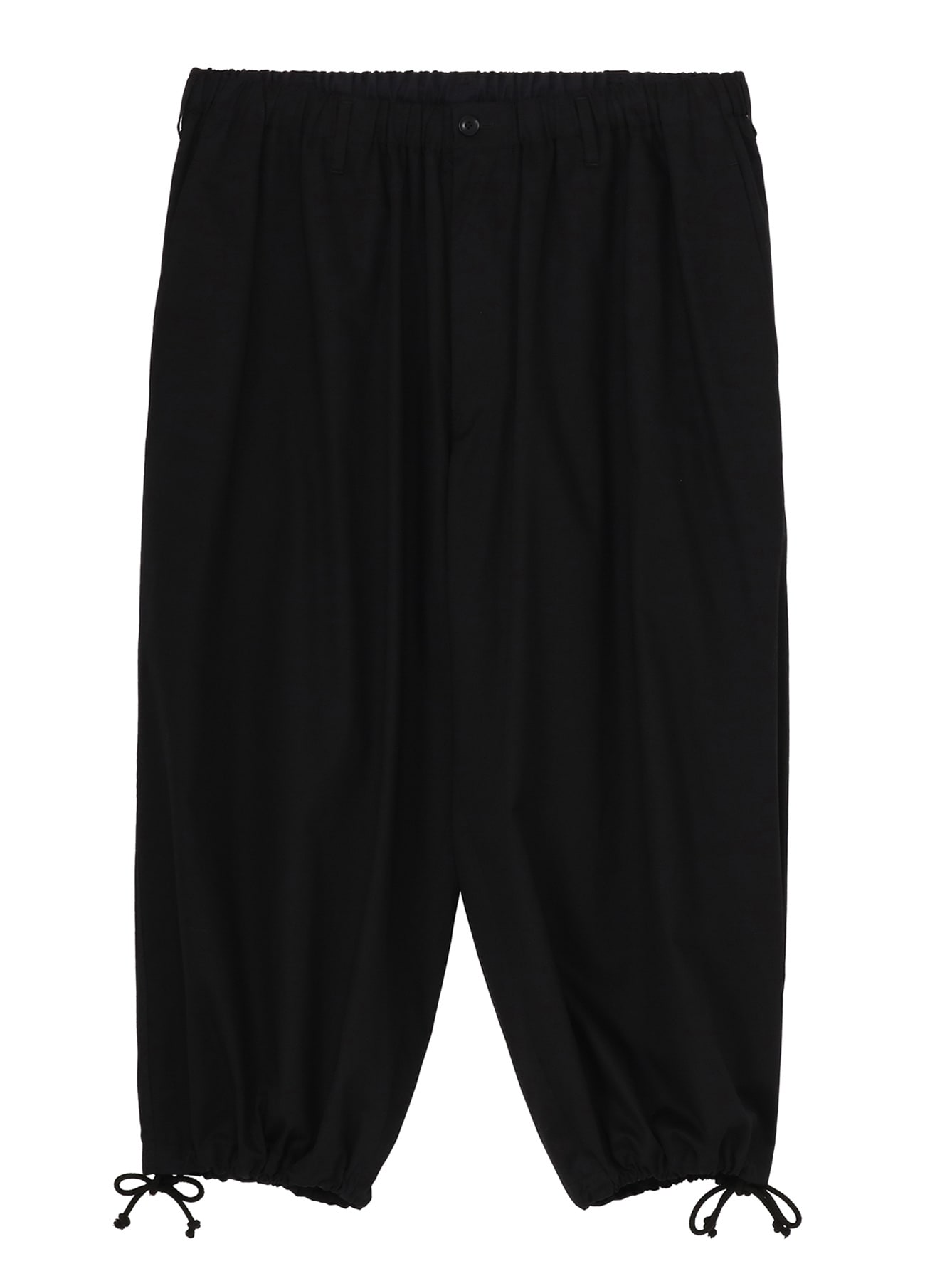 COTTON GABARDINE BALLOON PANTS