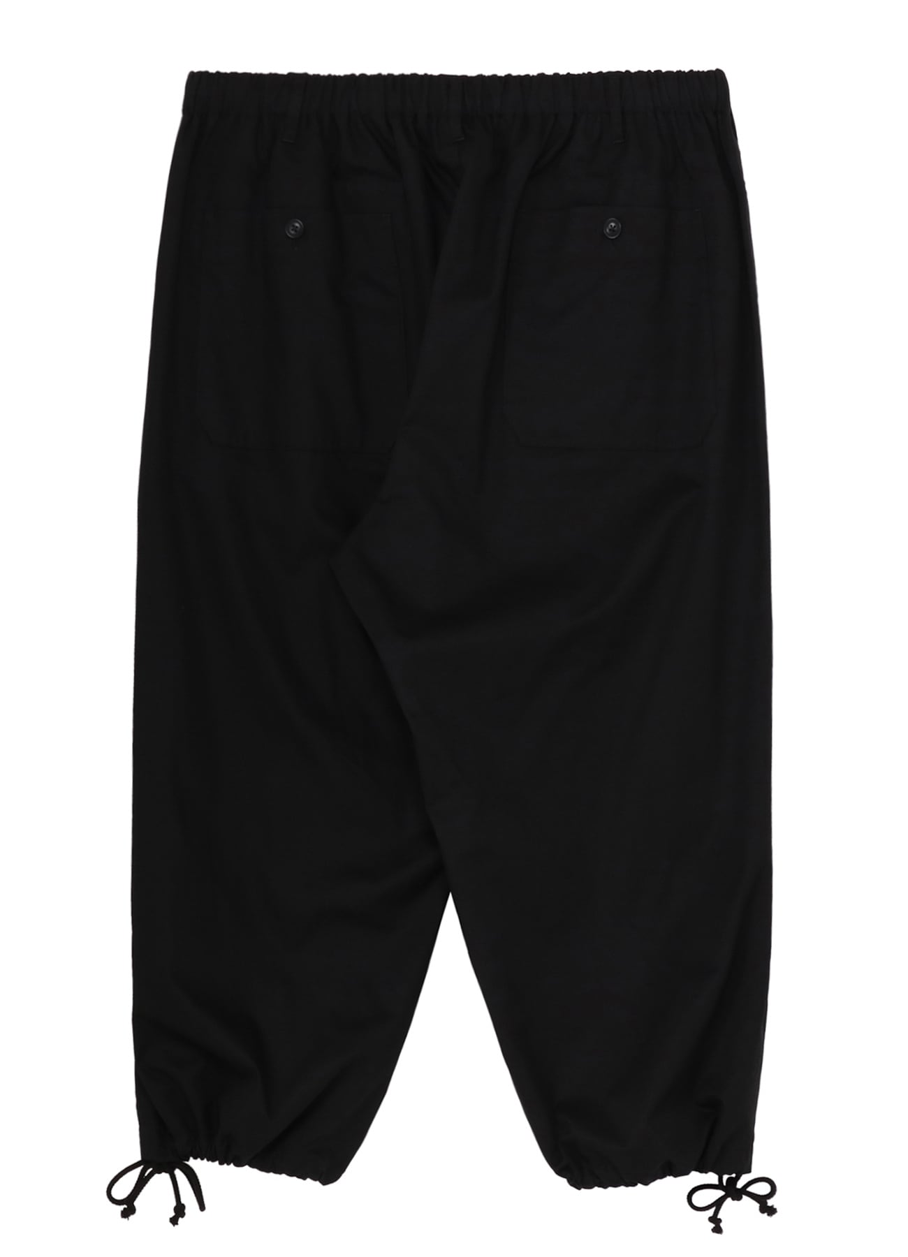 COTTON GABARDINE BALLOON PANTS