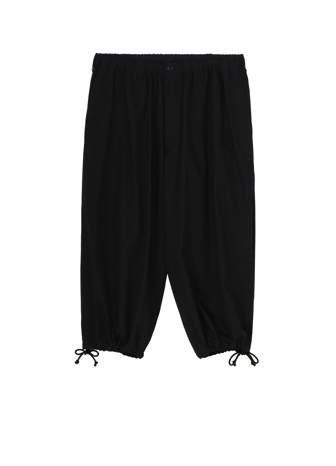 COTTON GABARDINE BALLOON PANTS