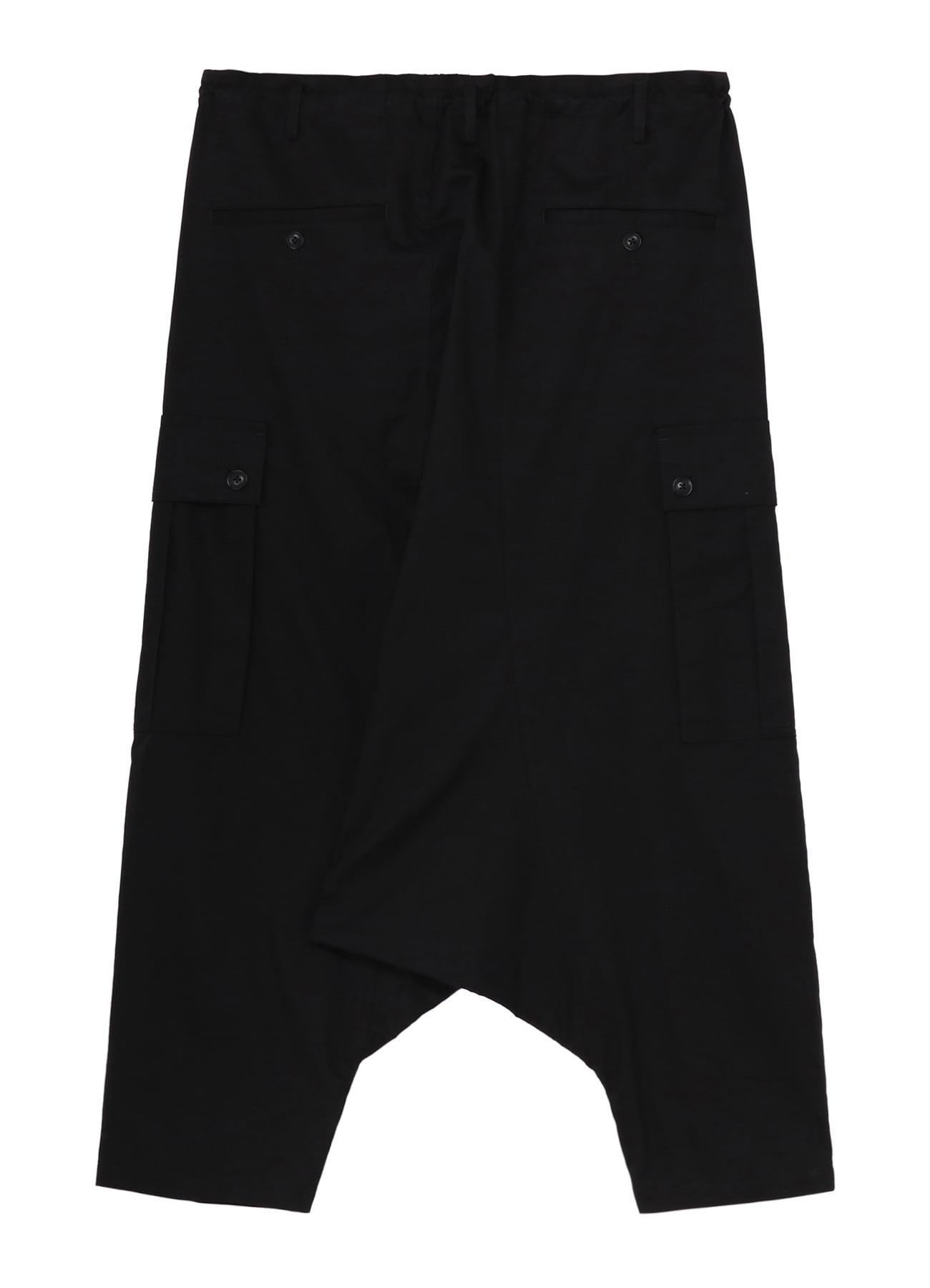 COTTON GABARDINE CARGO SAROUEL PANTS