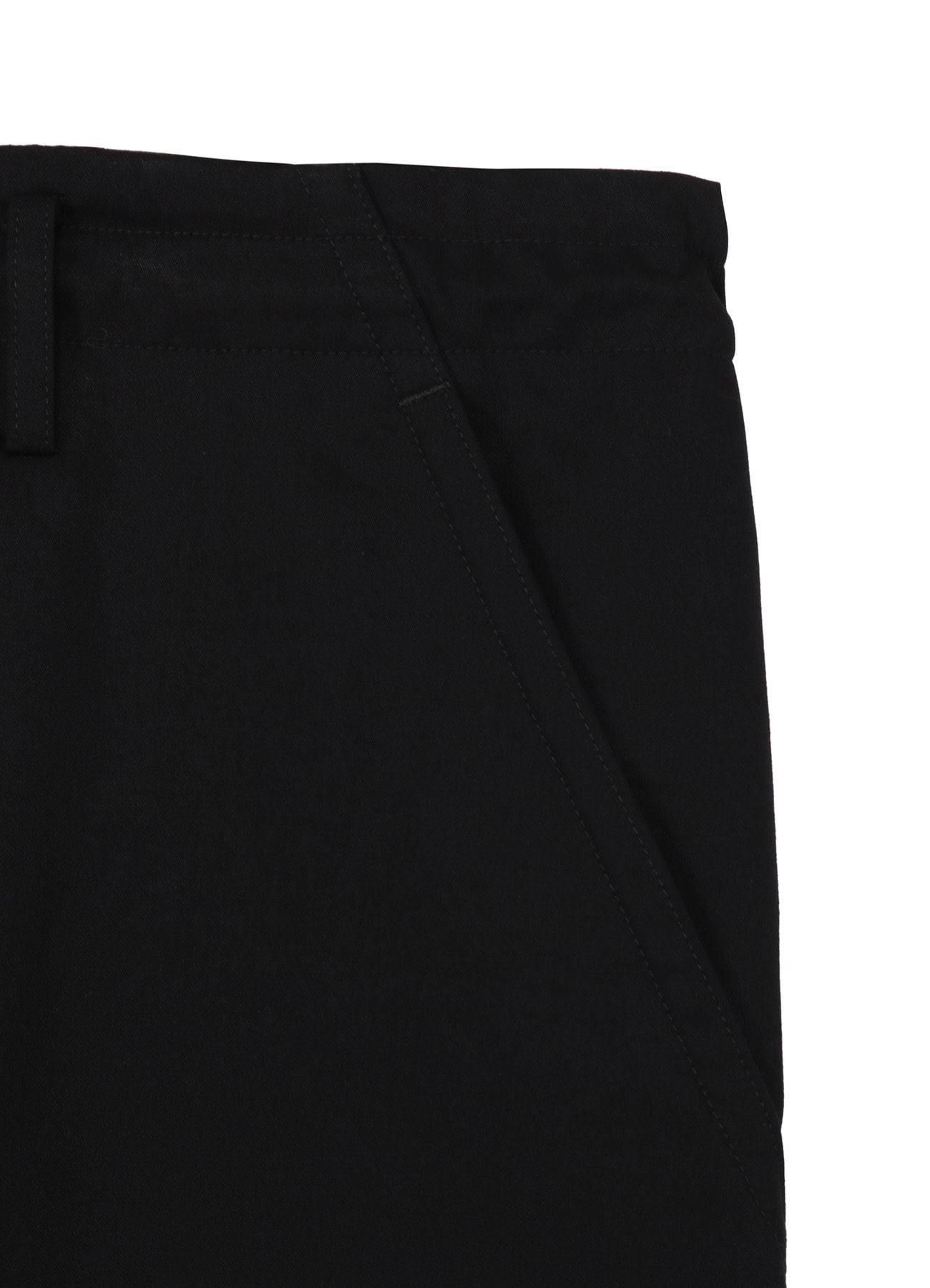 COTTON GABARDINE CARGO SAROUEL PANTS