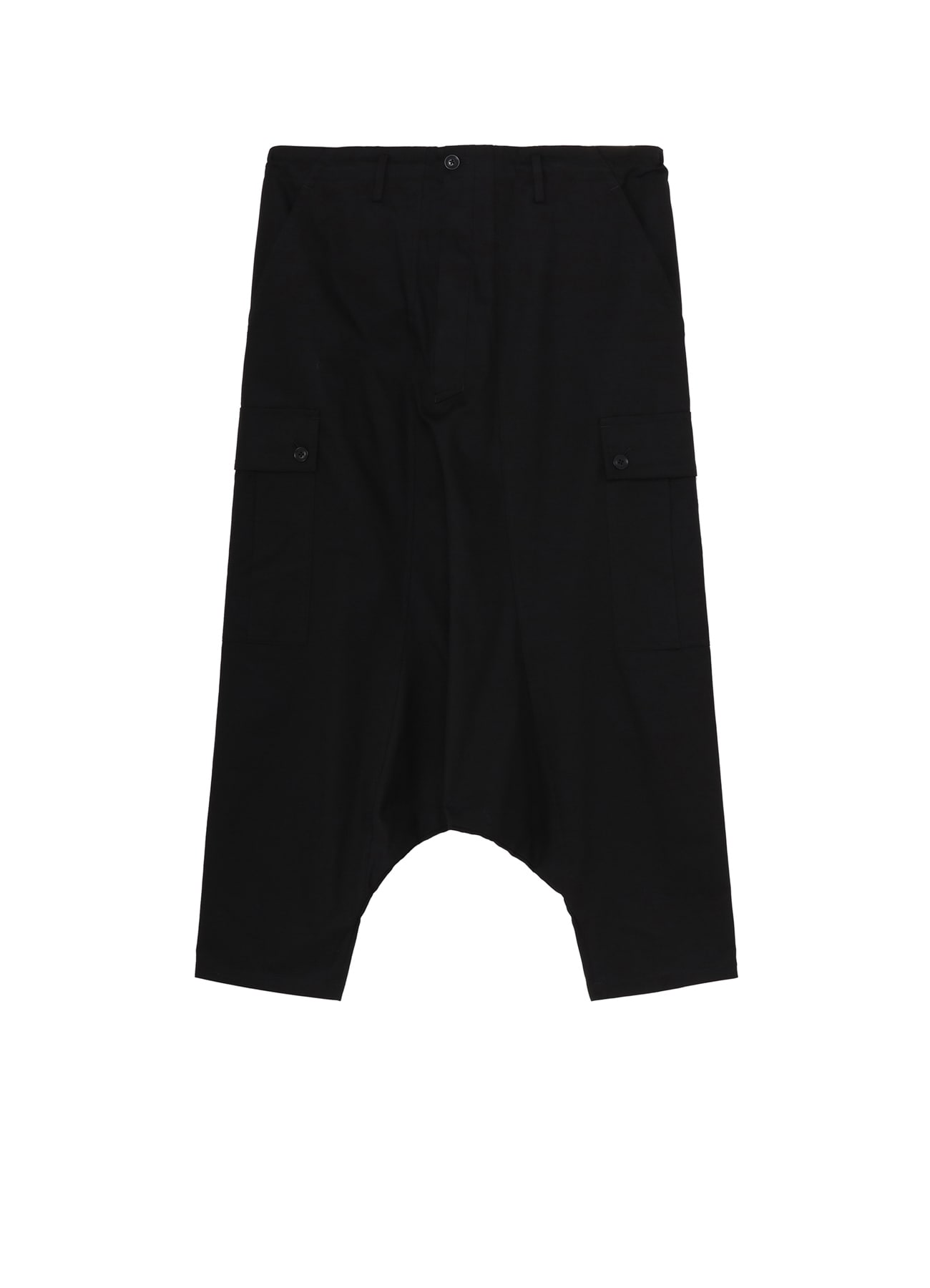 COTTON GABARDINE CARGO SAROUEL PANTS