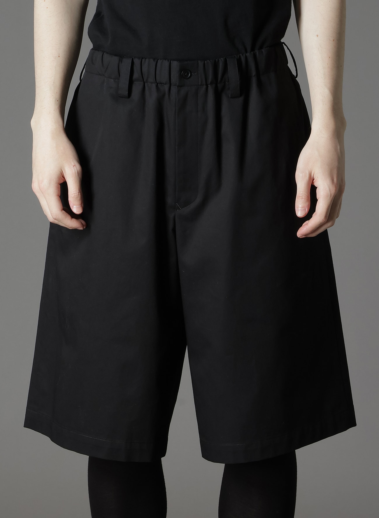 COTTON GABARDINE SHORT PANTS TYPE2