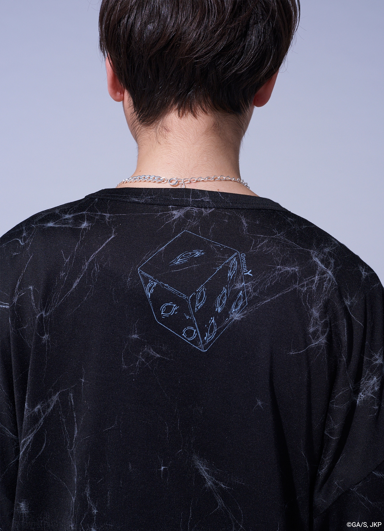 "PRISON REALM"  T-SHIRT BLACK x GREY