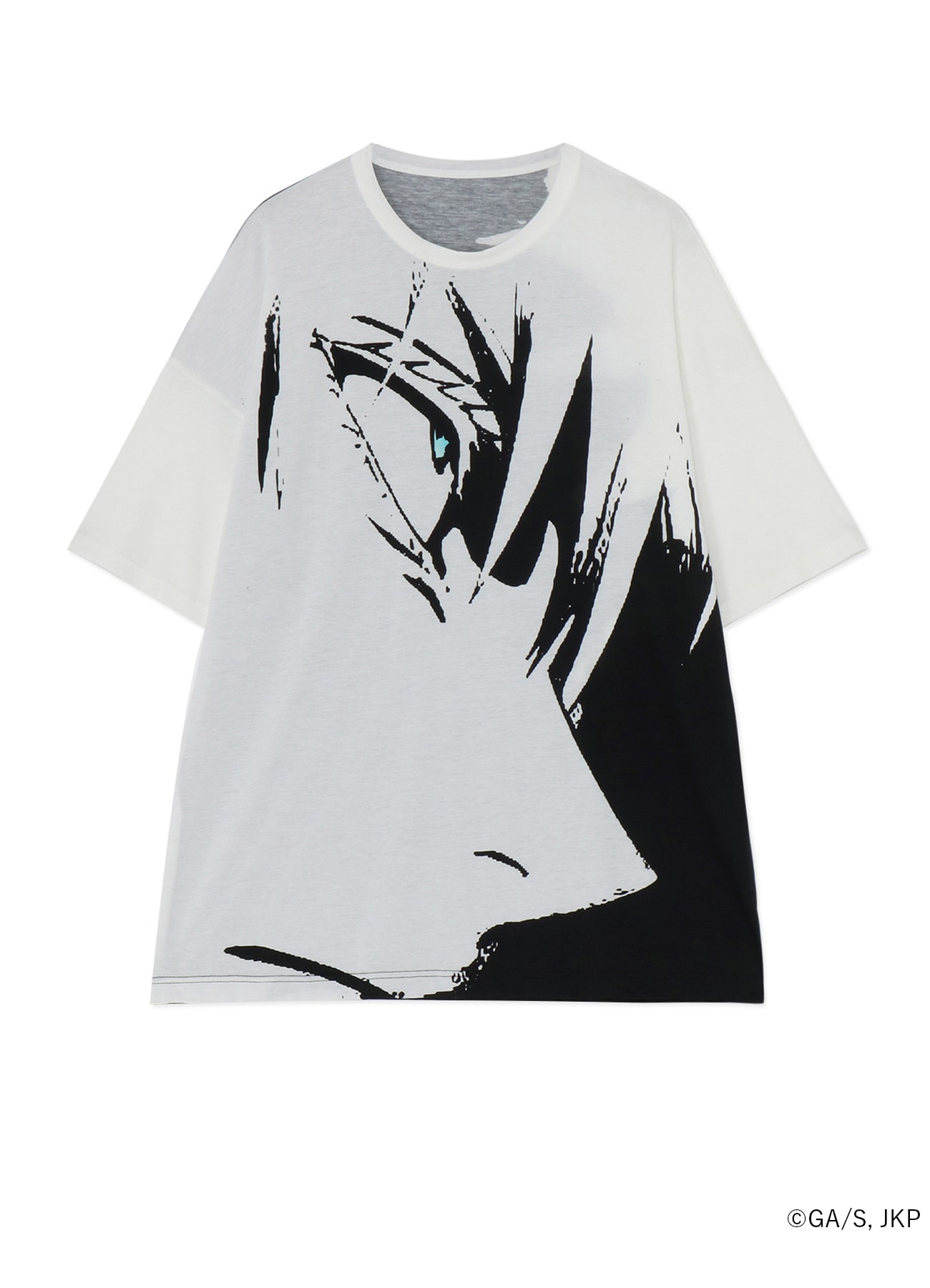 Pre-order】GOJO'S SCENE SHOT T-SHIRT BLACK x WHITE(FREE SIZE Black