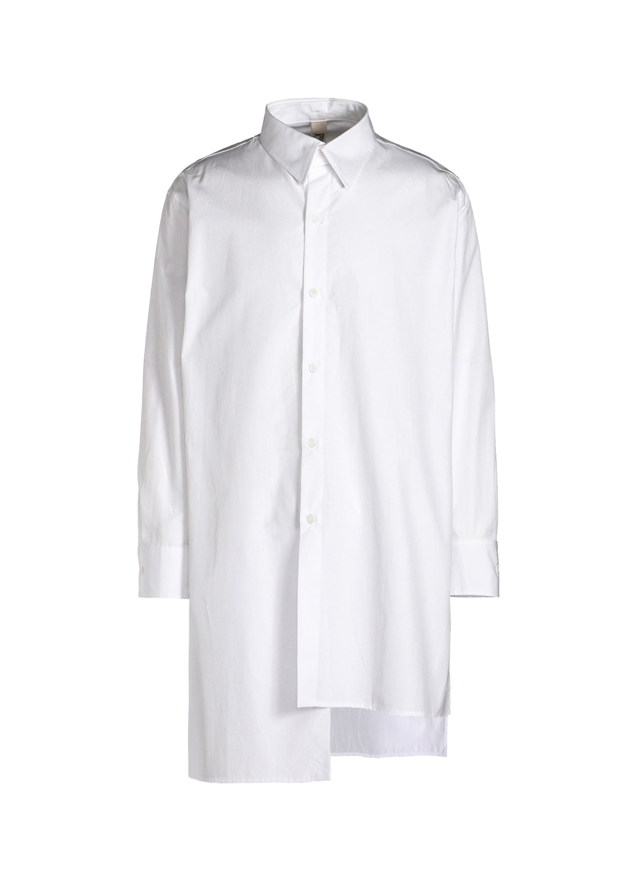 COTTON BROAD CLOTH SPARE COLLAR DOUBLE SHIRT