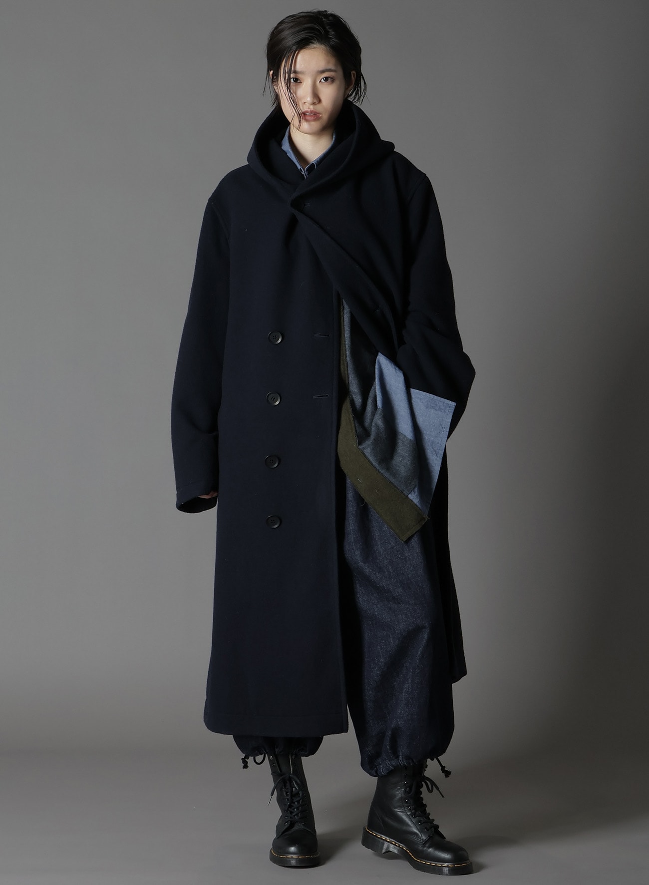 AIRY MOSSER TRUNCATED HOOD COAT