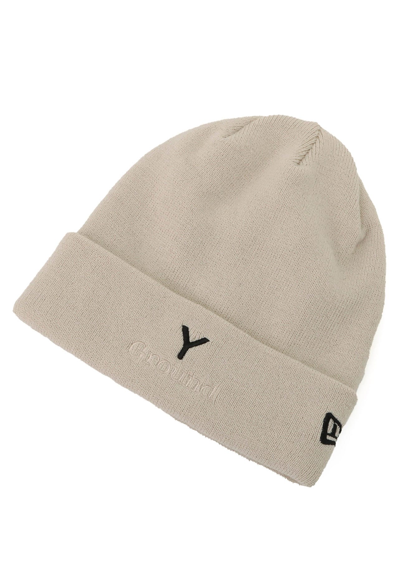 Ground Y × NEWERA  CUFF KNIT GY LOGO