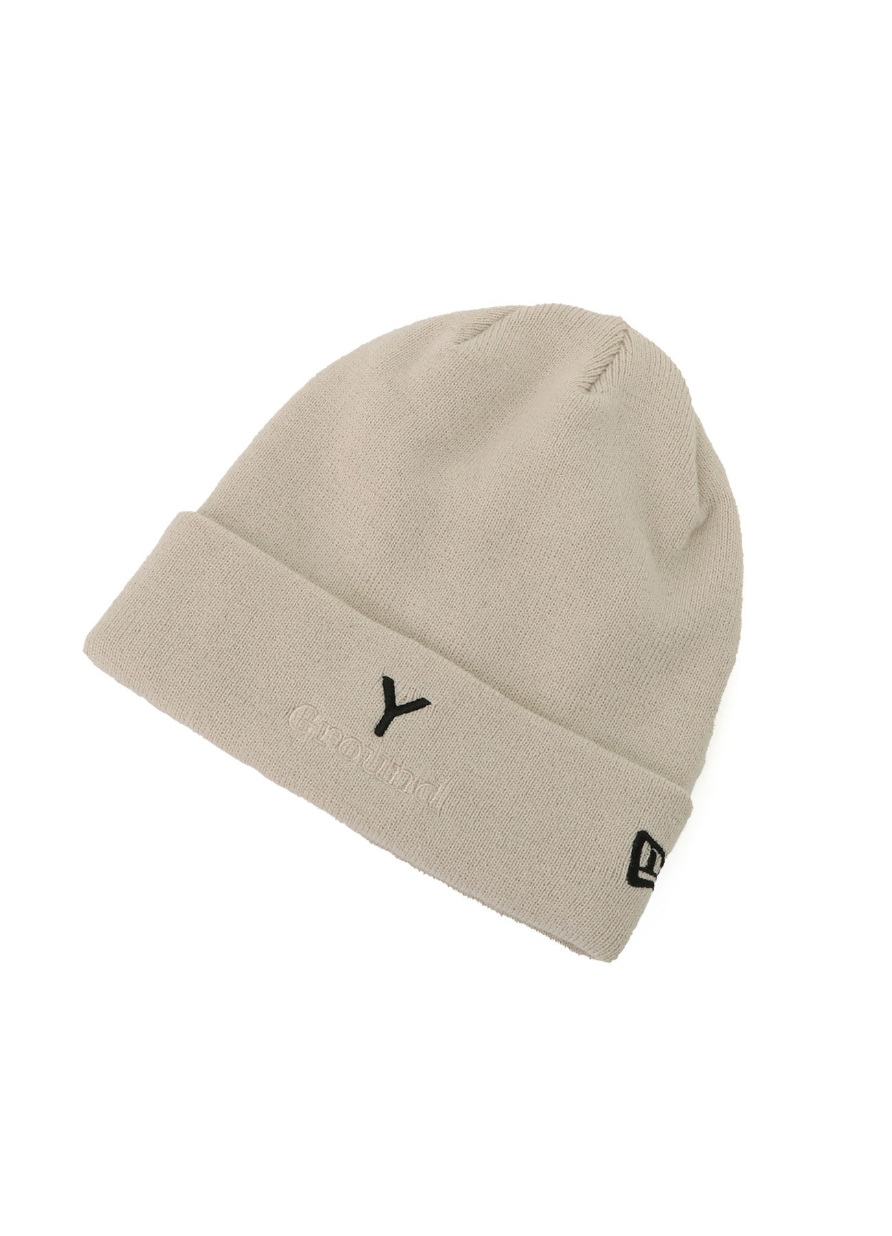 Ground Y × NEWERA  CUFF KNIT GY LOGO