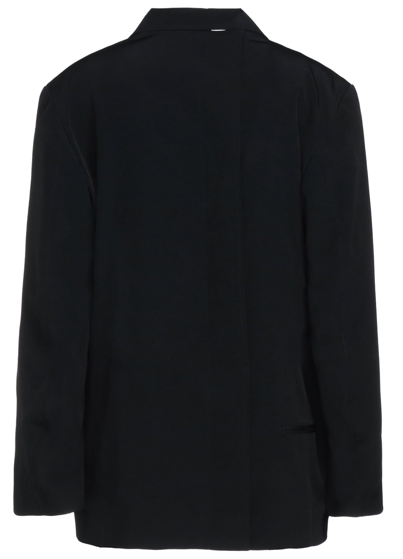 CREPE DE CHINE RUCHED-BACK JACKET