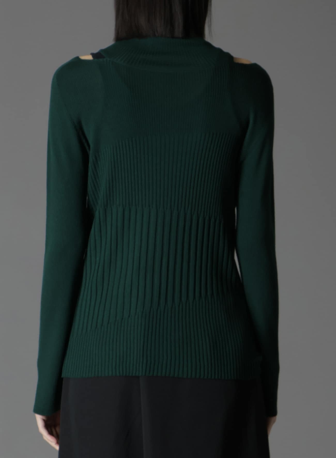 MERINO WOOL DESIGN TURTLENECK KNIT