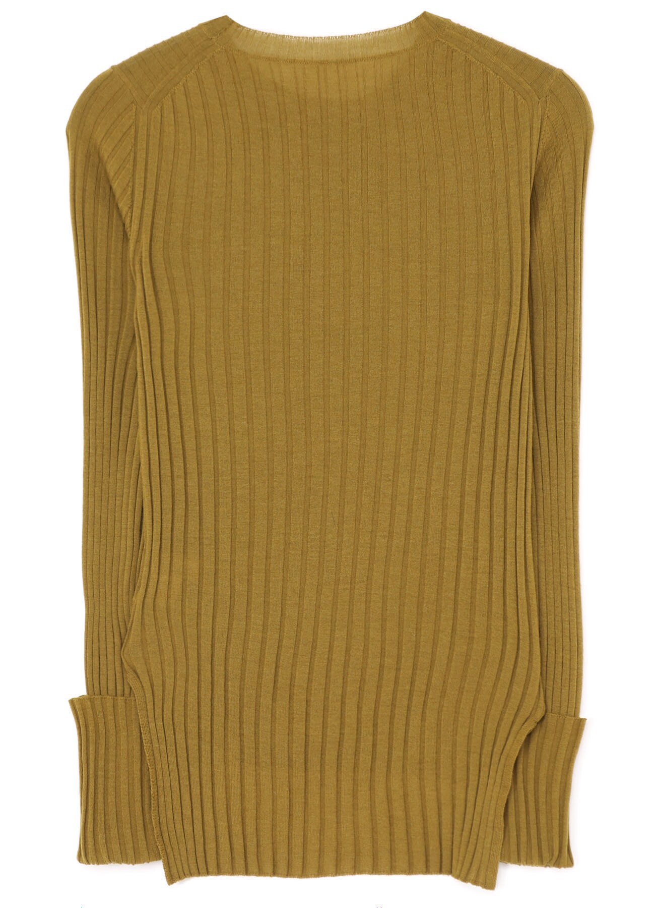 MERINO WOOL RIB CREW NECK KNITWEAR