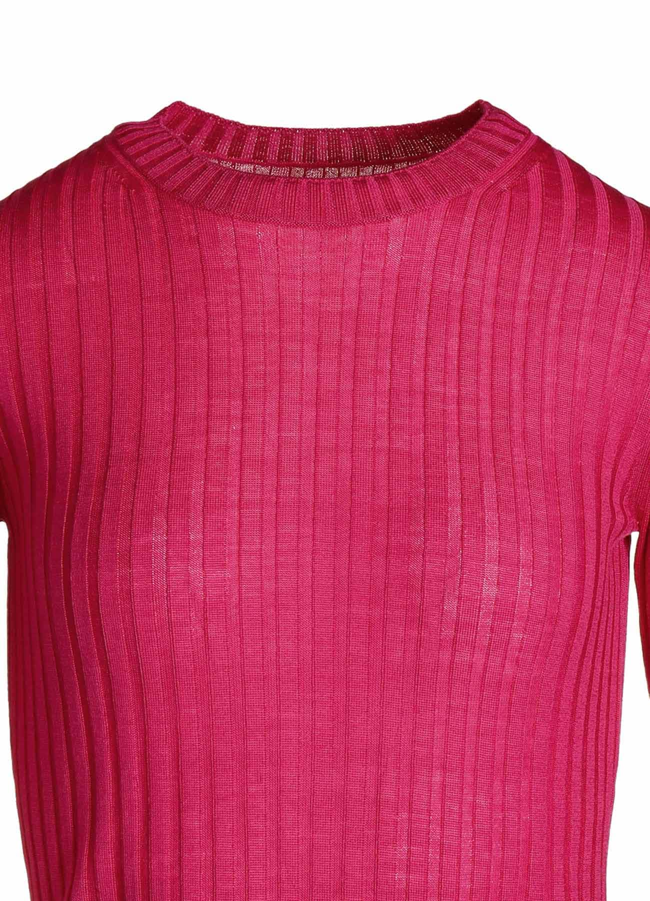 MERINO WOOL RIB CREW NECK KNITWEAR