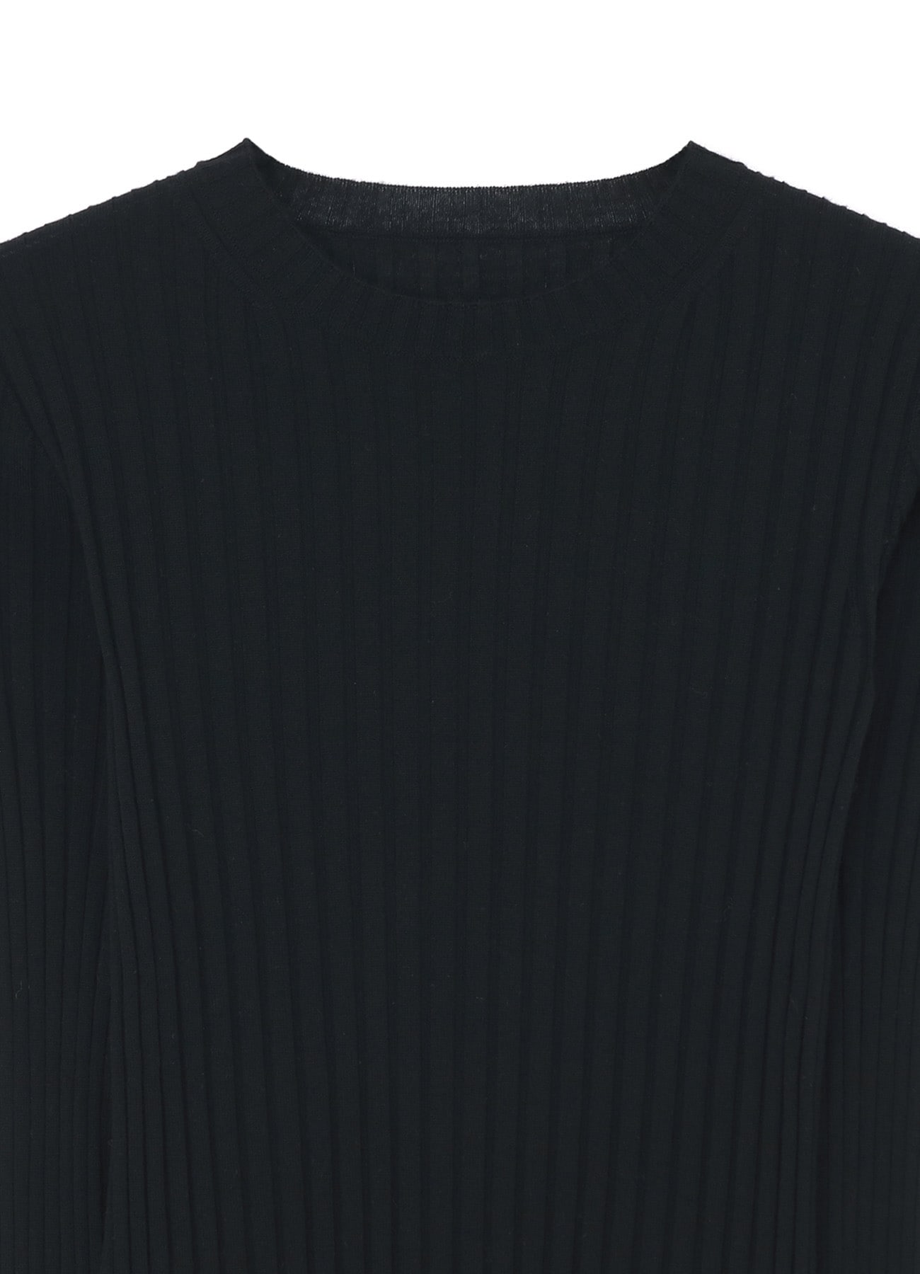 MERINO WOOL RIB CREW NECK KNITWEAR