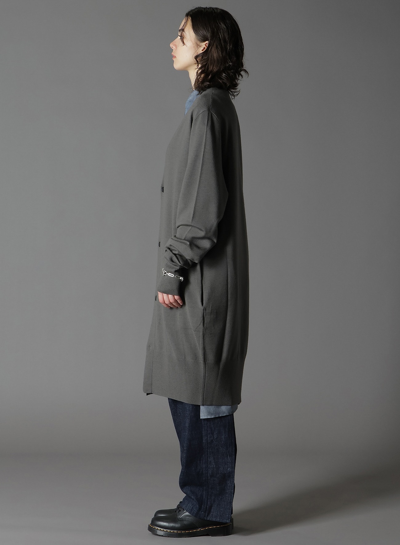 MERINO WOOL LONG CARDIGANS