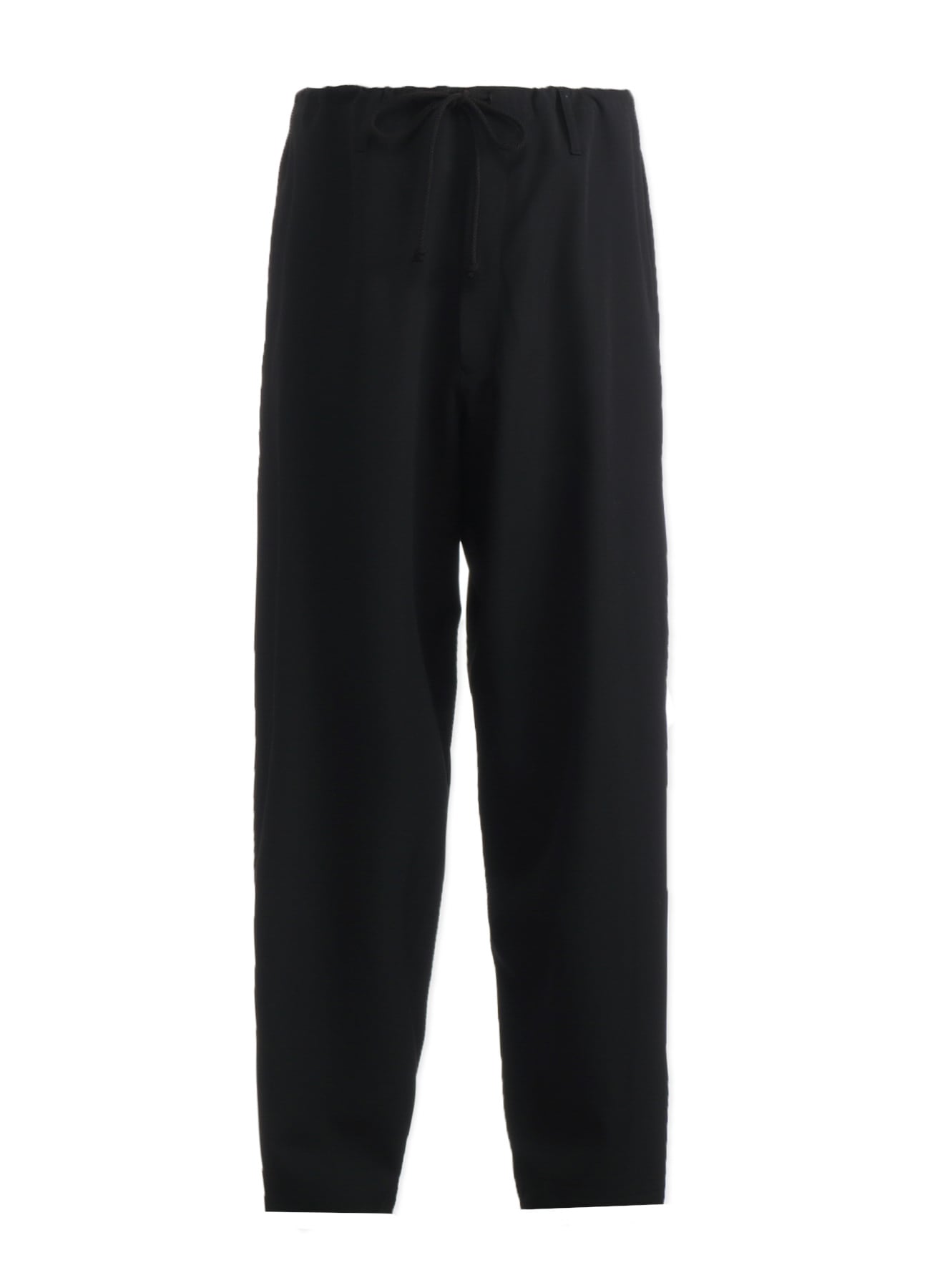 WOOL GABARDINE WAIST STRING PANTS