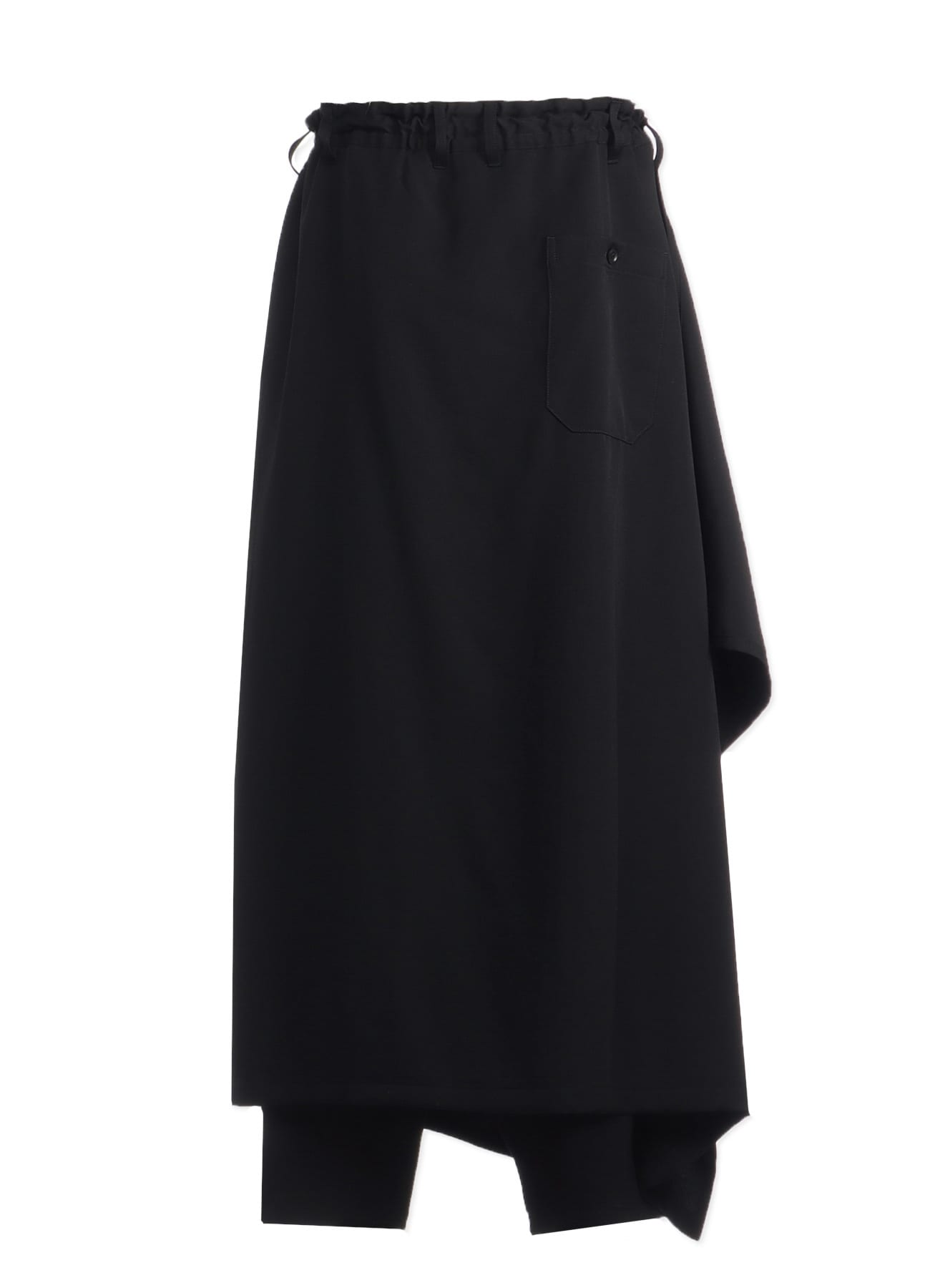 WOOL GABARDINE 3-WAY SKIRT PANTS(FREE SIZE BLACK): Ground Y｜THE SHOP YOHJI  YAMAMOTO