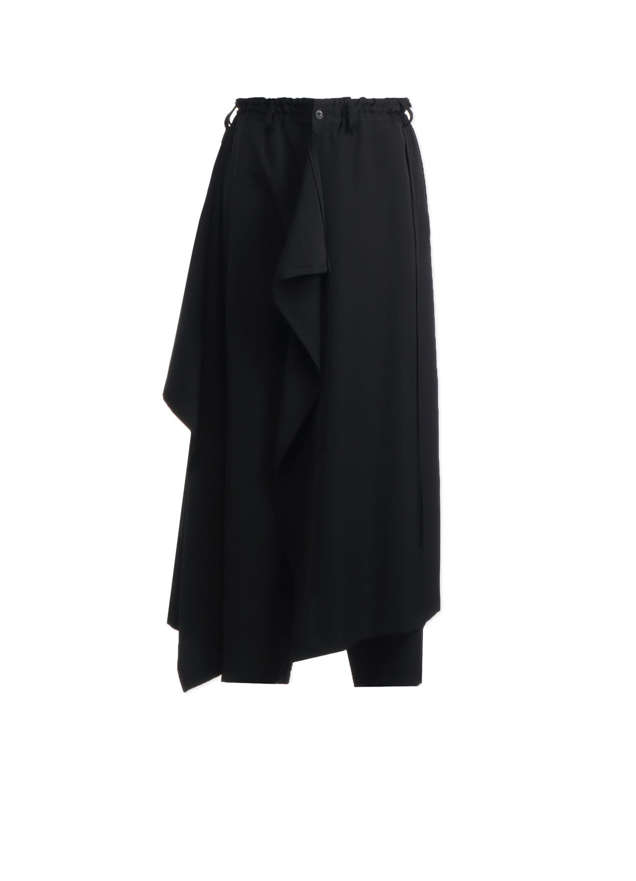 WOOL GABARDINE 3-WAY SKIRT PANTS