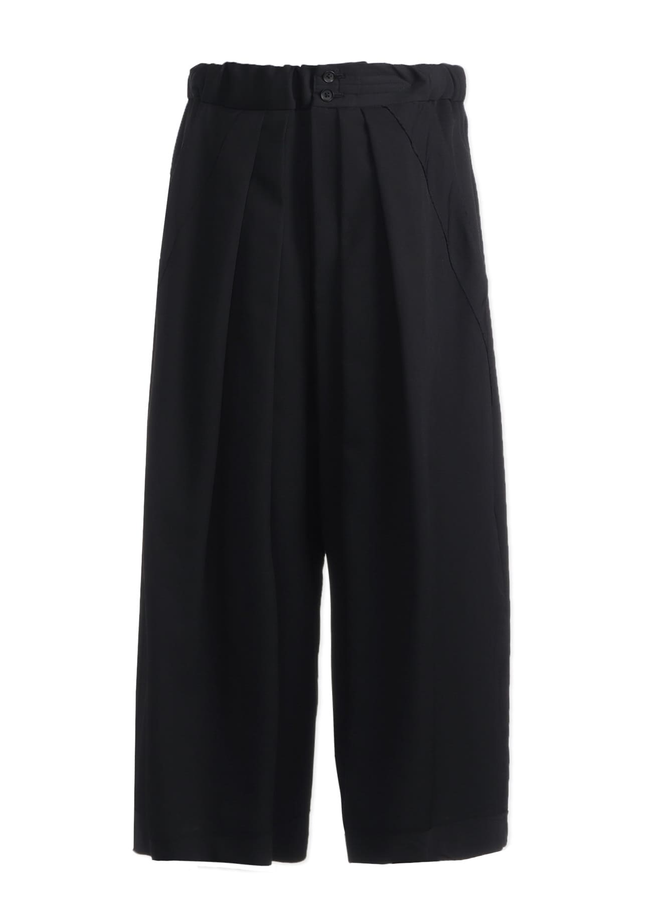 WOOL GABARDINE HAKAMA PANTS