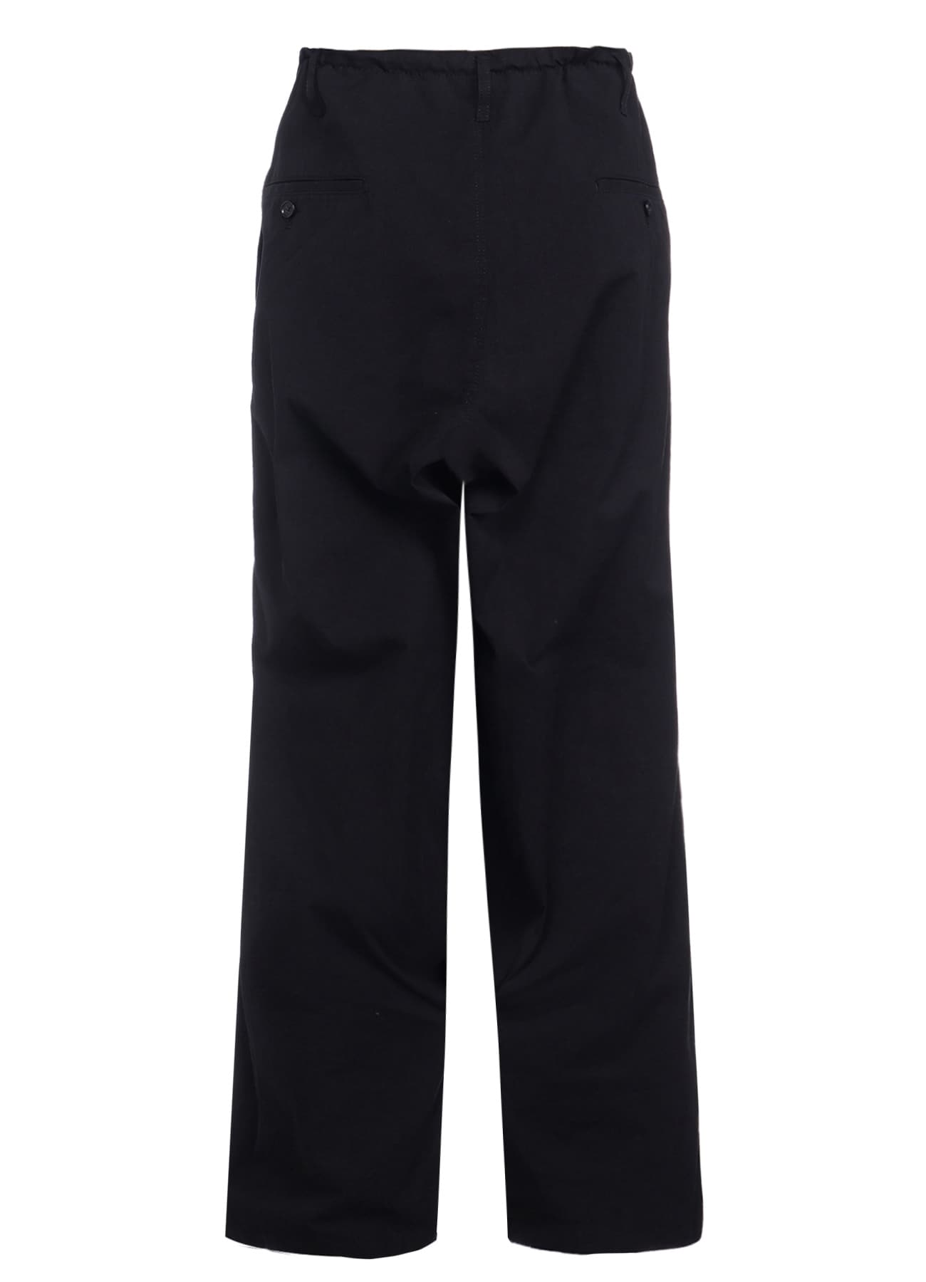 COTTON/NYLON OXFORD STRING PANTS WITH FULLED WOOL GAUZE POCKETS