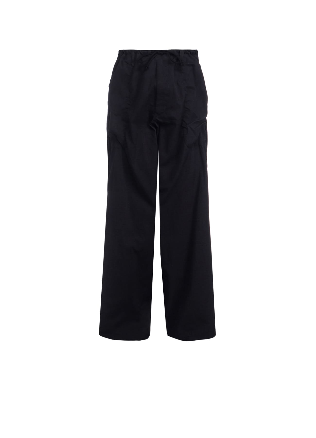 COTTON/NYLON OXFORD STRING PANTS WITH FULLED WOOL GAUZE POCKETS