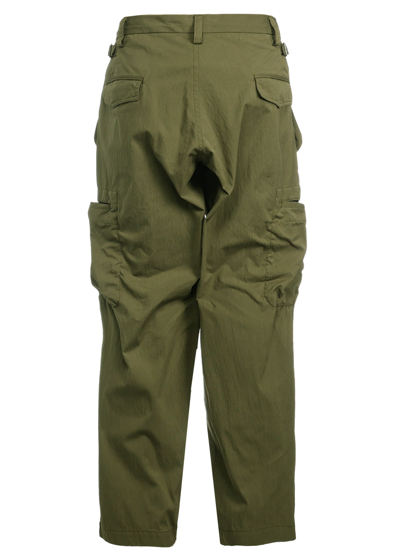 COTTON/NYLON OXFORD PANTS WITH FULLED WOOL GAUZE POCKETS