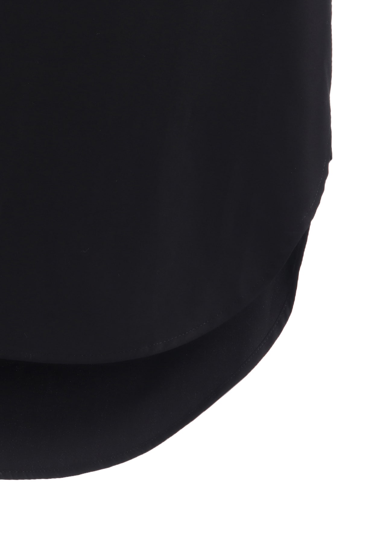 COTTON BROADCLOTH COLLAR CUT-OFF SHIRT