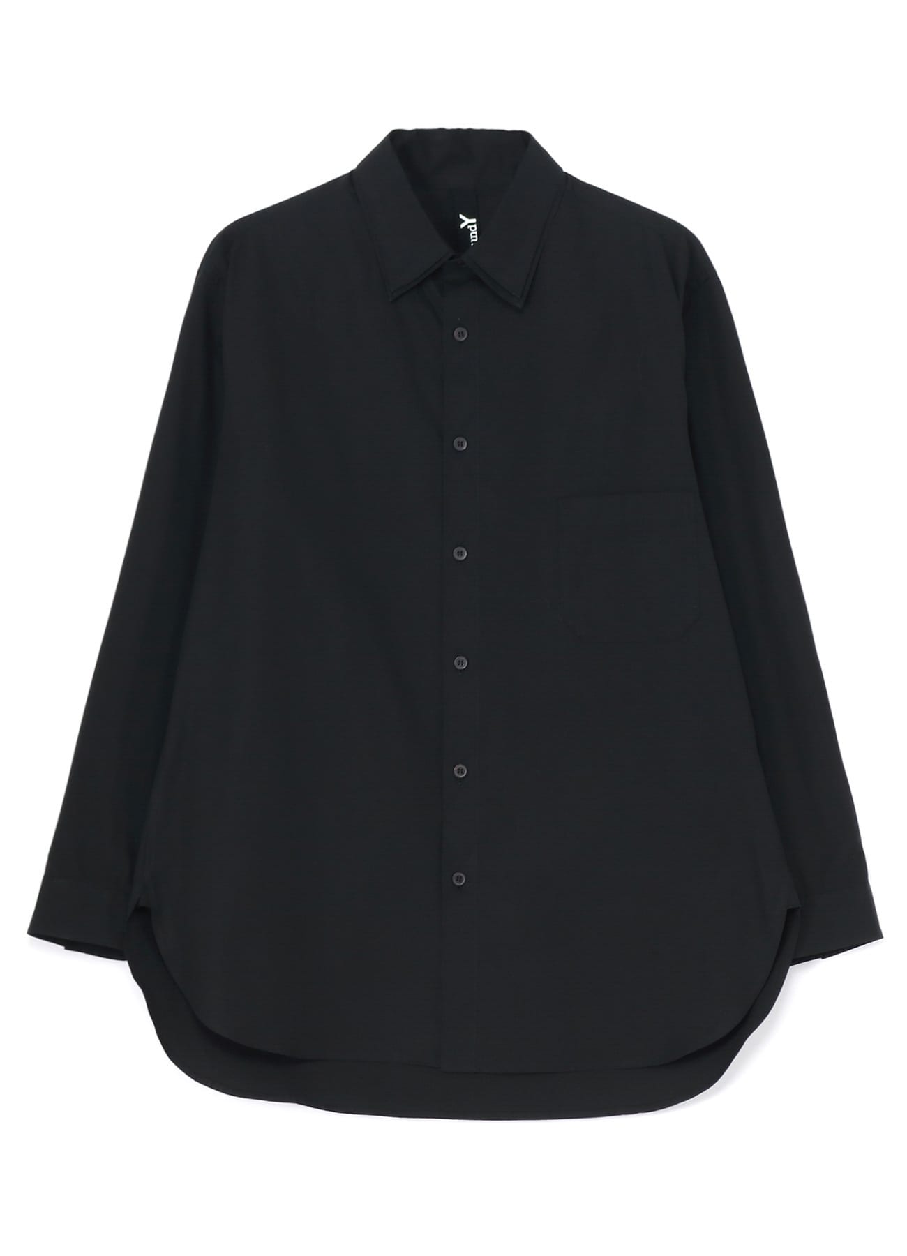 COTTON BROADCLOTH DOUBLE COLLAR SHIRT