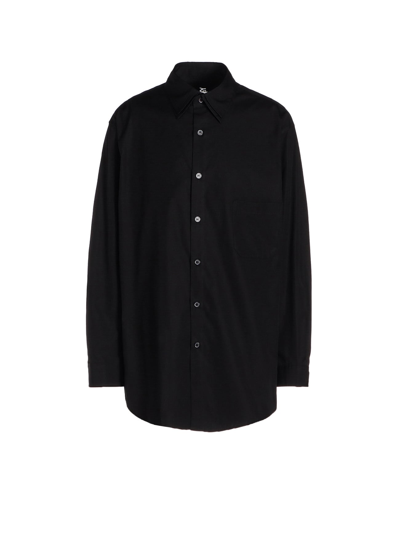 COTTON BROADCLOTH DOUBLE COLLAR SHIRT