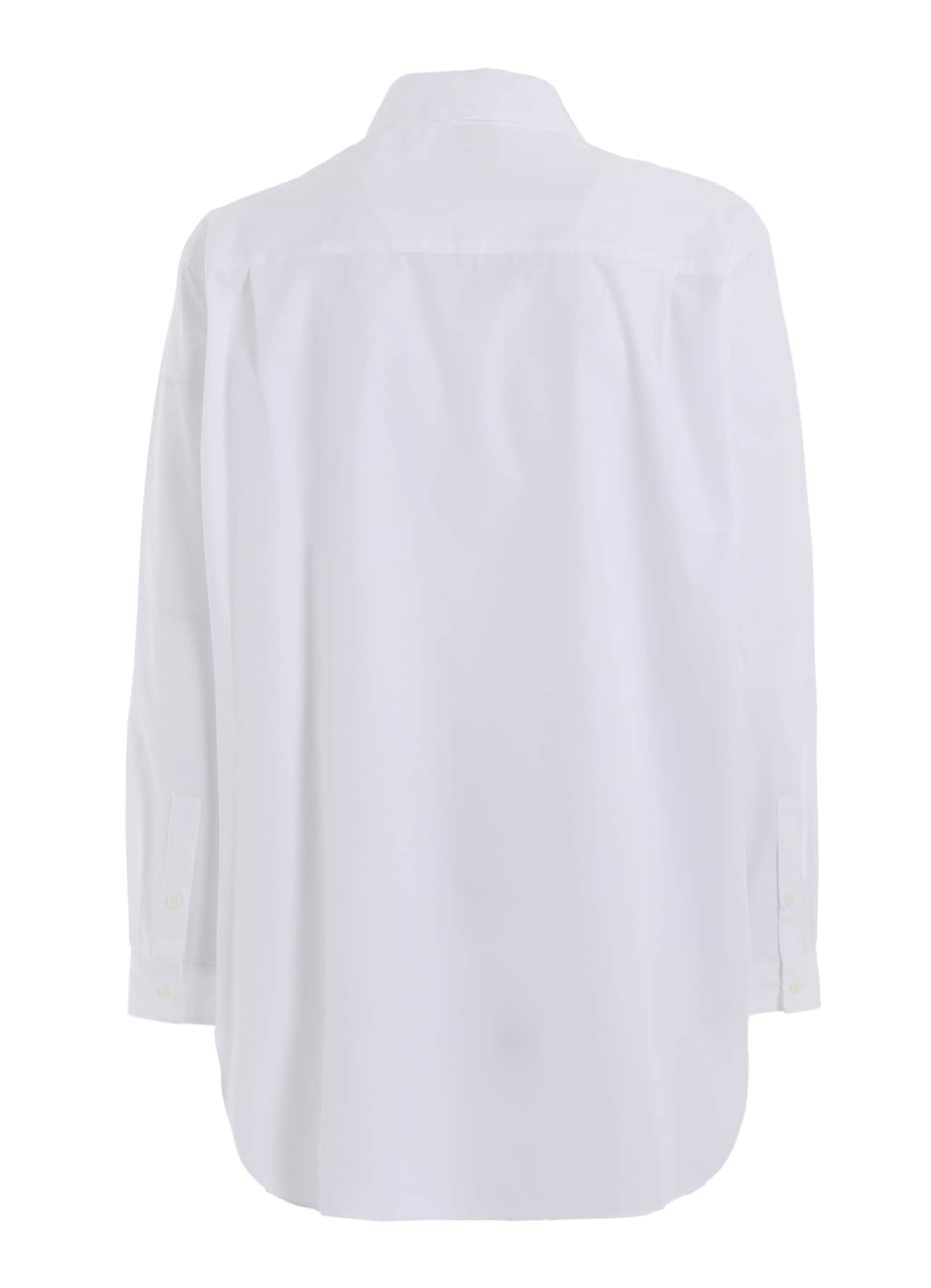 COTTON BROADCLOTH DOUBLE COLLAR SHIRT