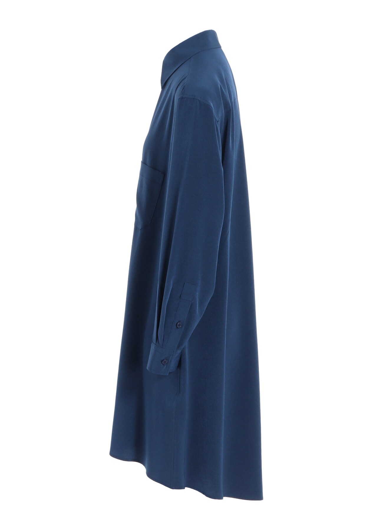 【直営店舗限定カラー】CREPE DE CHINE STANDARD ASYMMETRICAL FLARES SHIRT