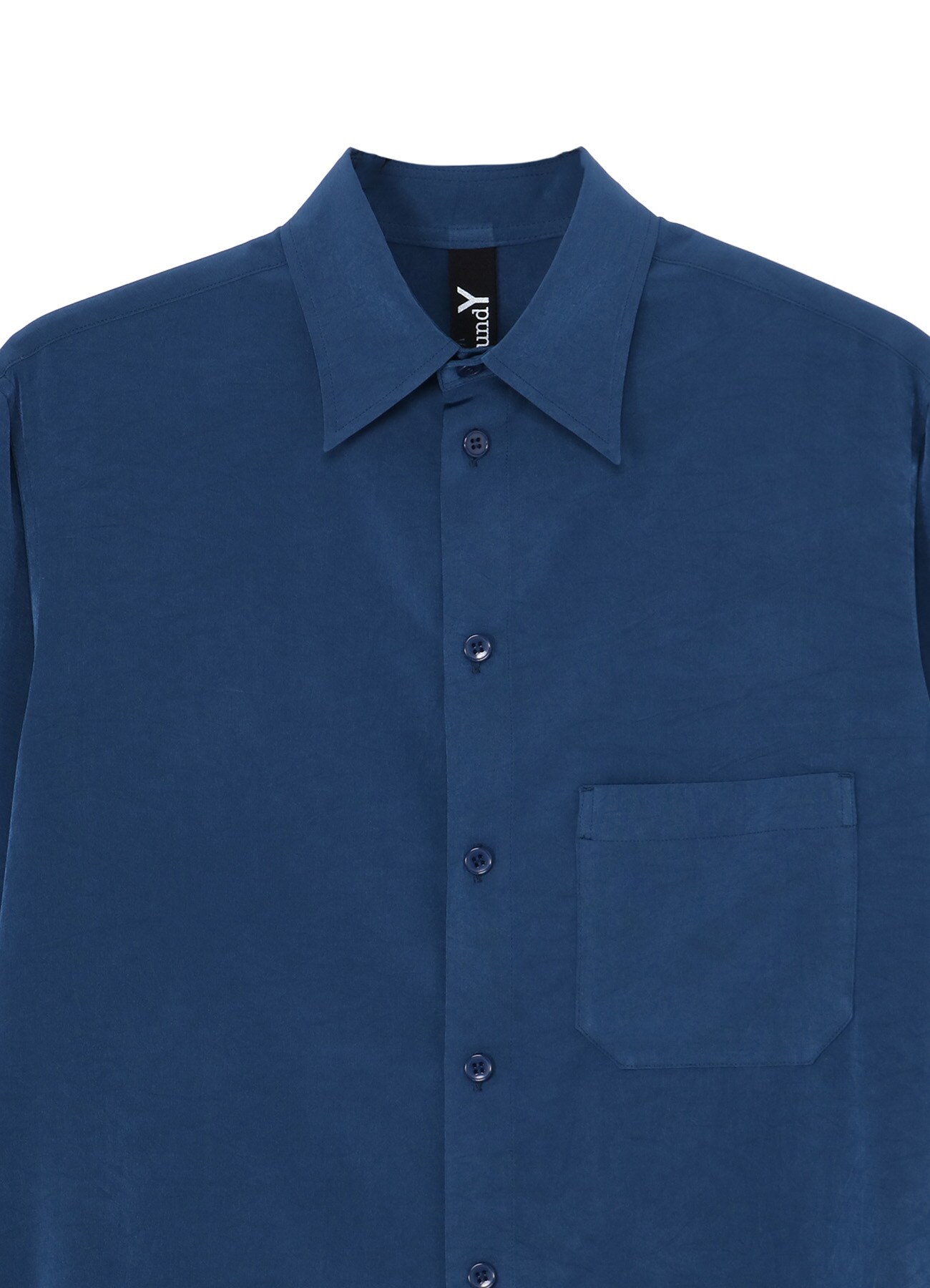 【直営店舗限定カラー】CREPE DE CHINE STANDARD ASYMMETRICAL FLARES SHIRT