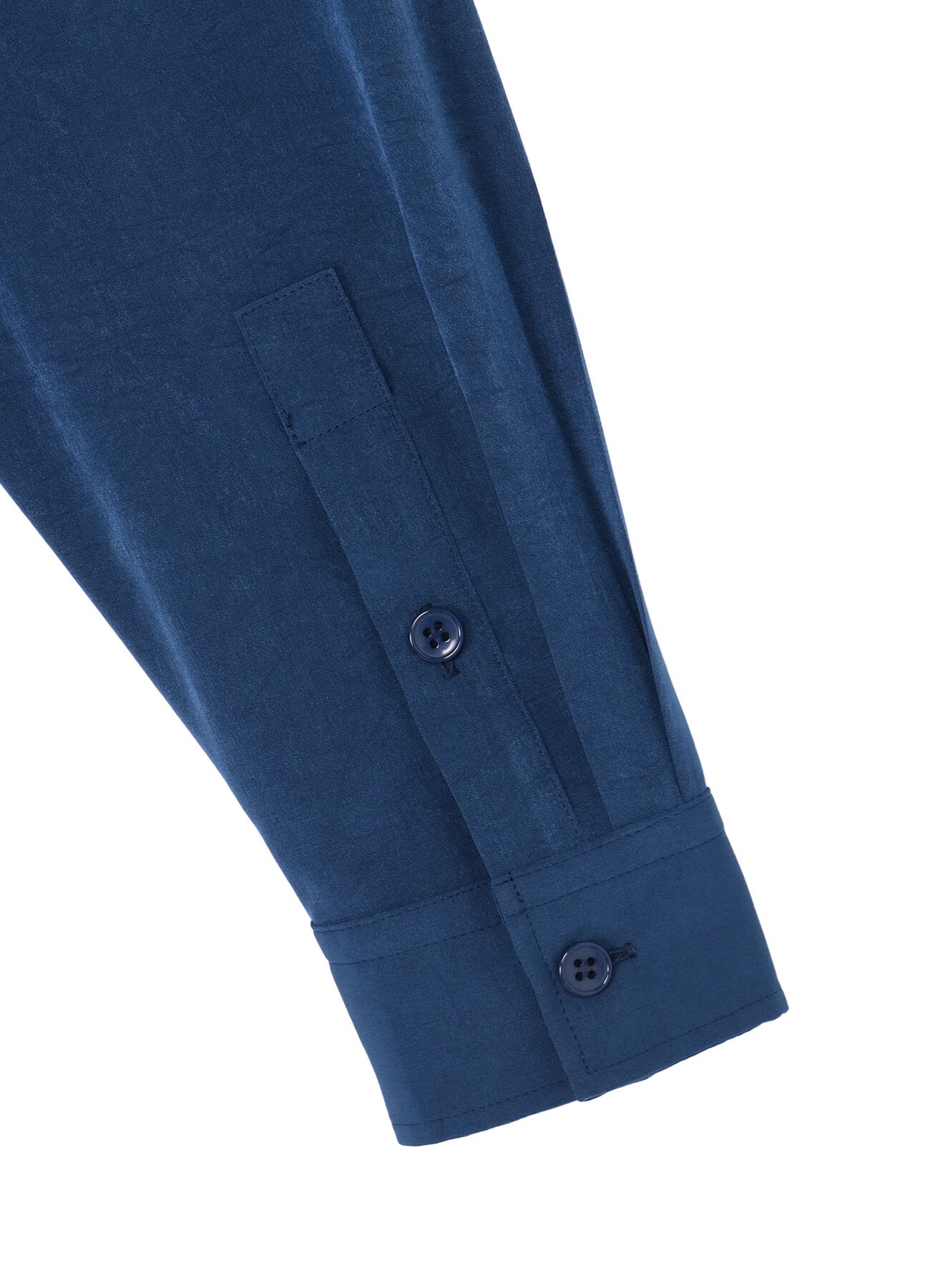 【直営店舗限定カラー】CREPE DE CHINE STANDARD ASYMMETRICAL FLARES SHIRT