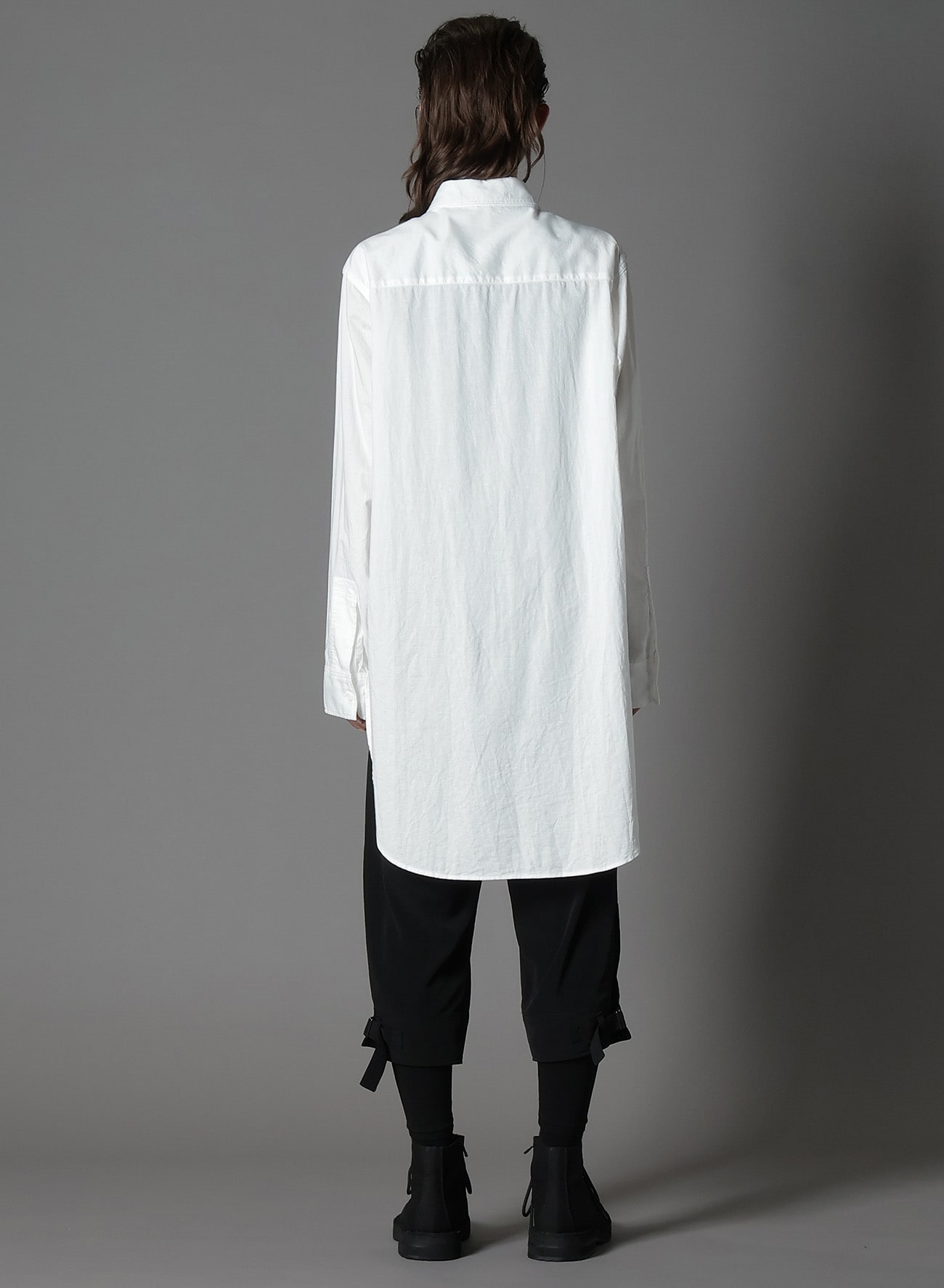 LIGHT COTTON TWILLL WASH ONC TIGHT SHIRT
