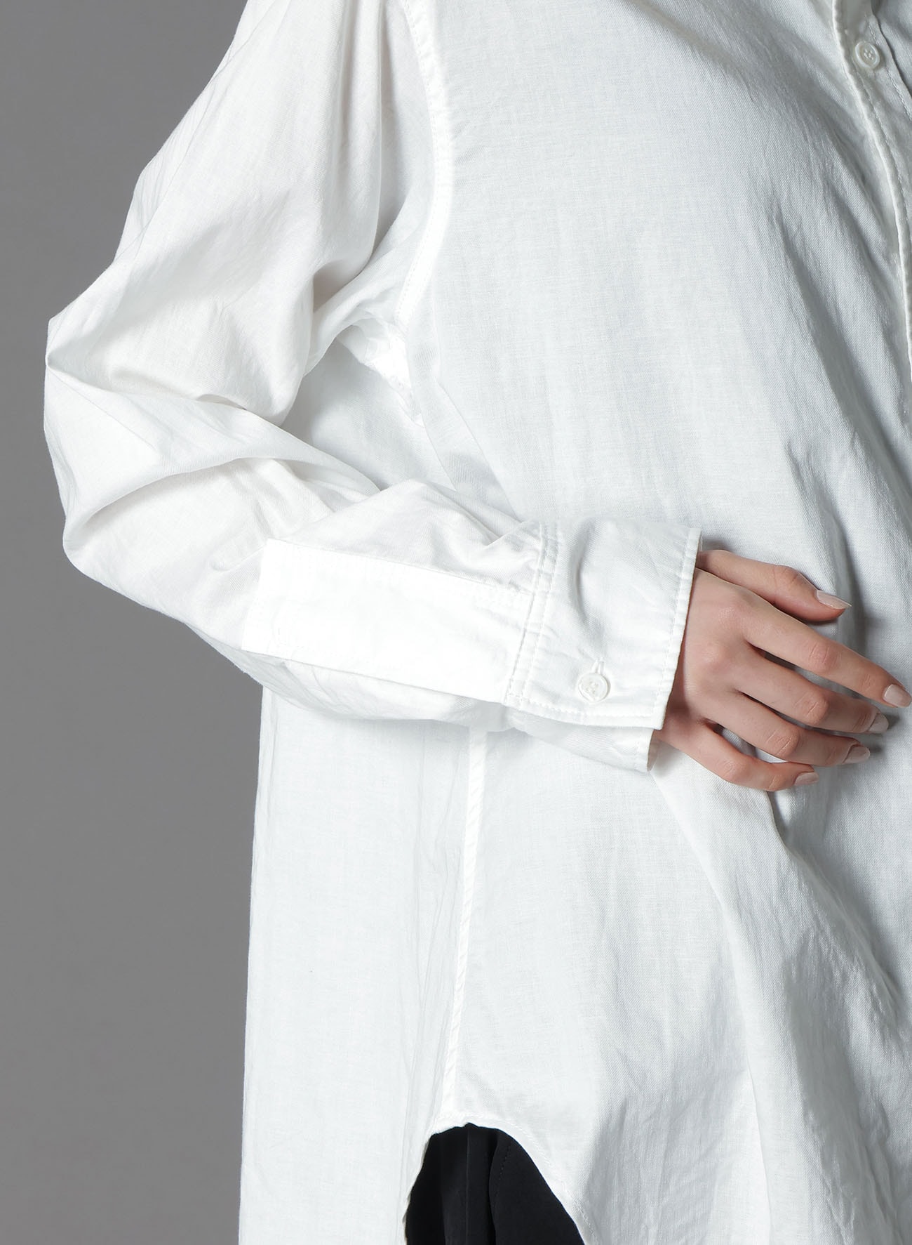 LIGHT COTTON TWILLL WASH ONC TIGHT SHIRT