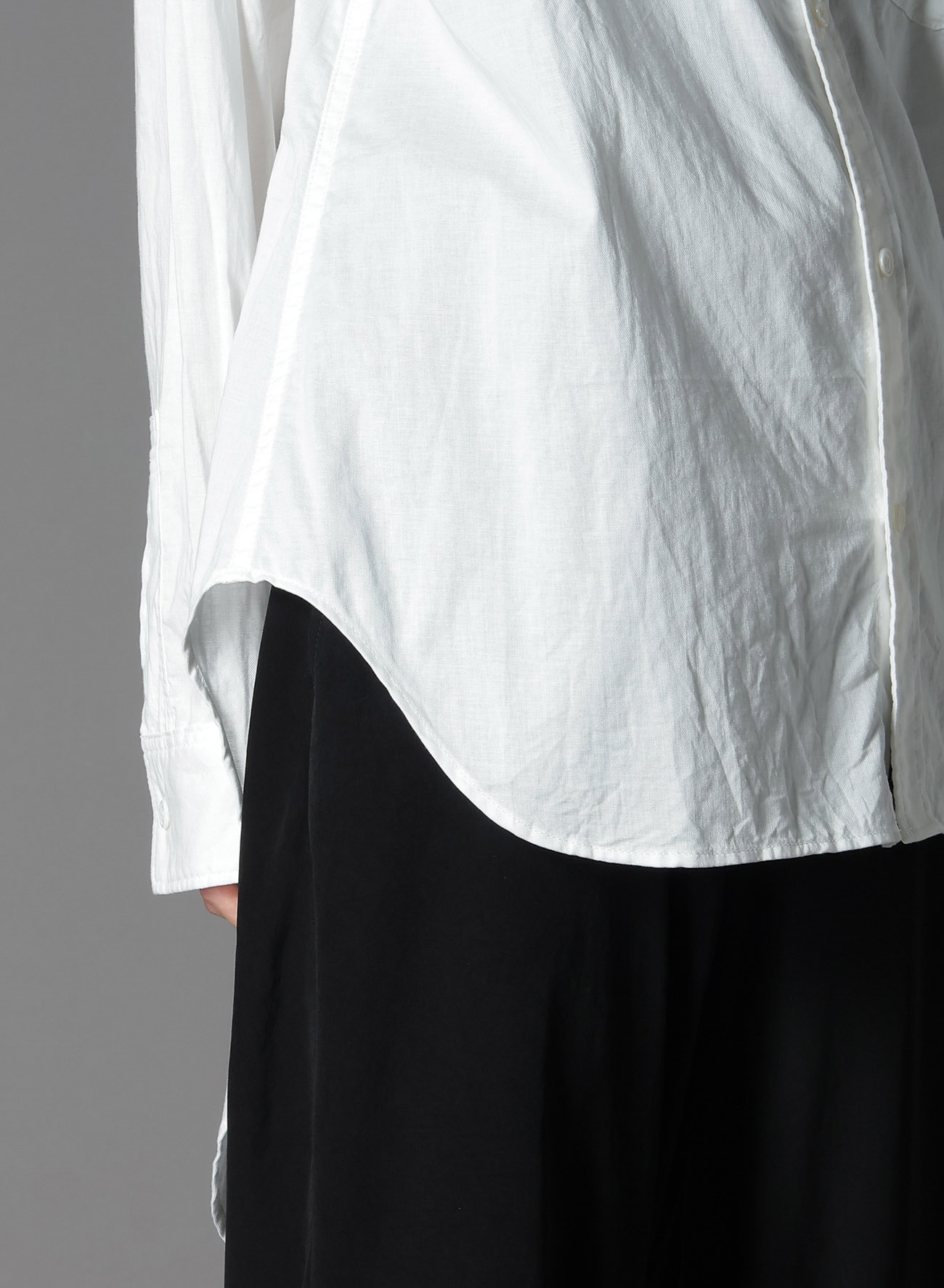 LIGHT COTTON TWILLL WASH ONC TIGHT SHIRT